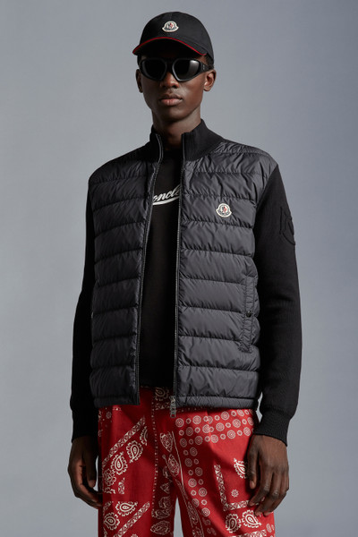 Moncler Padded Cotton Zip-Up Cardigan outlook