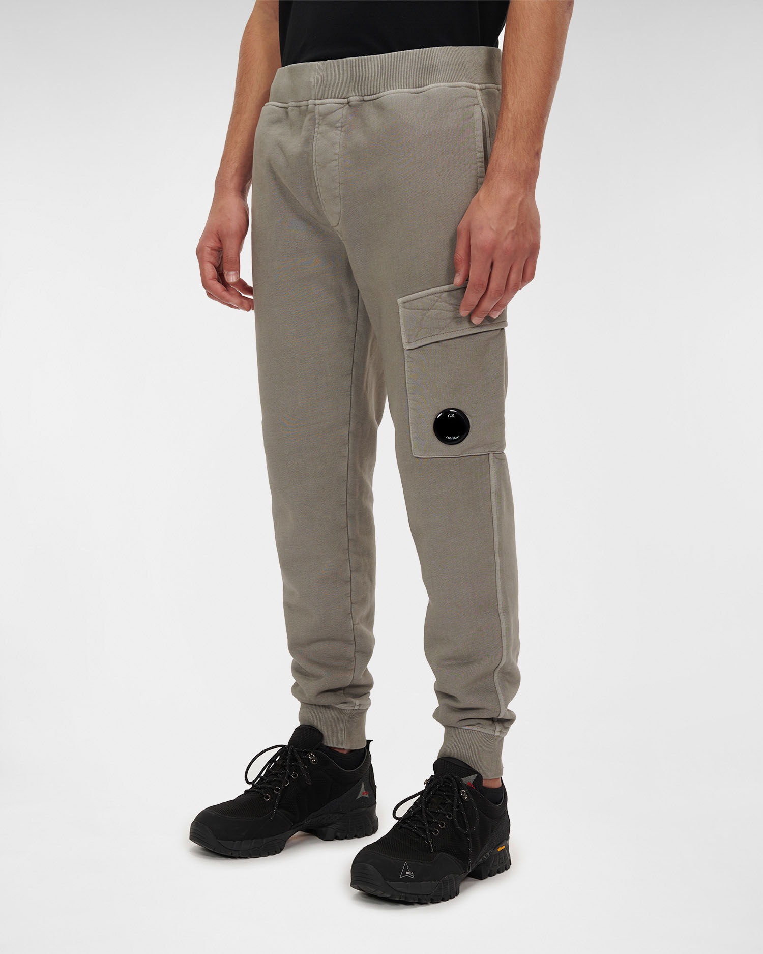 Brushed & Emerized Diagonal Fleece Track Pants - 2