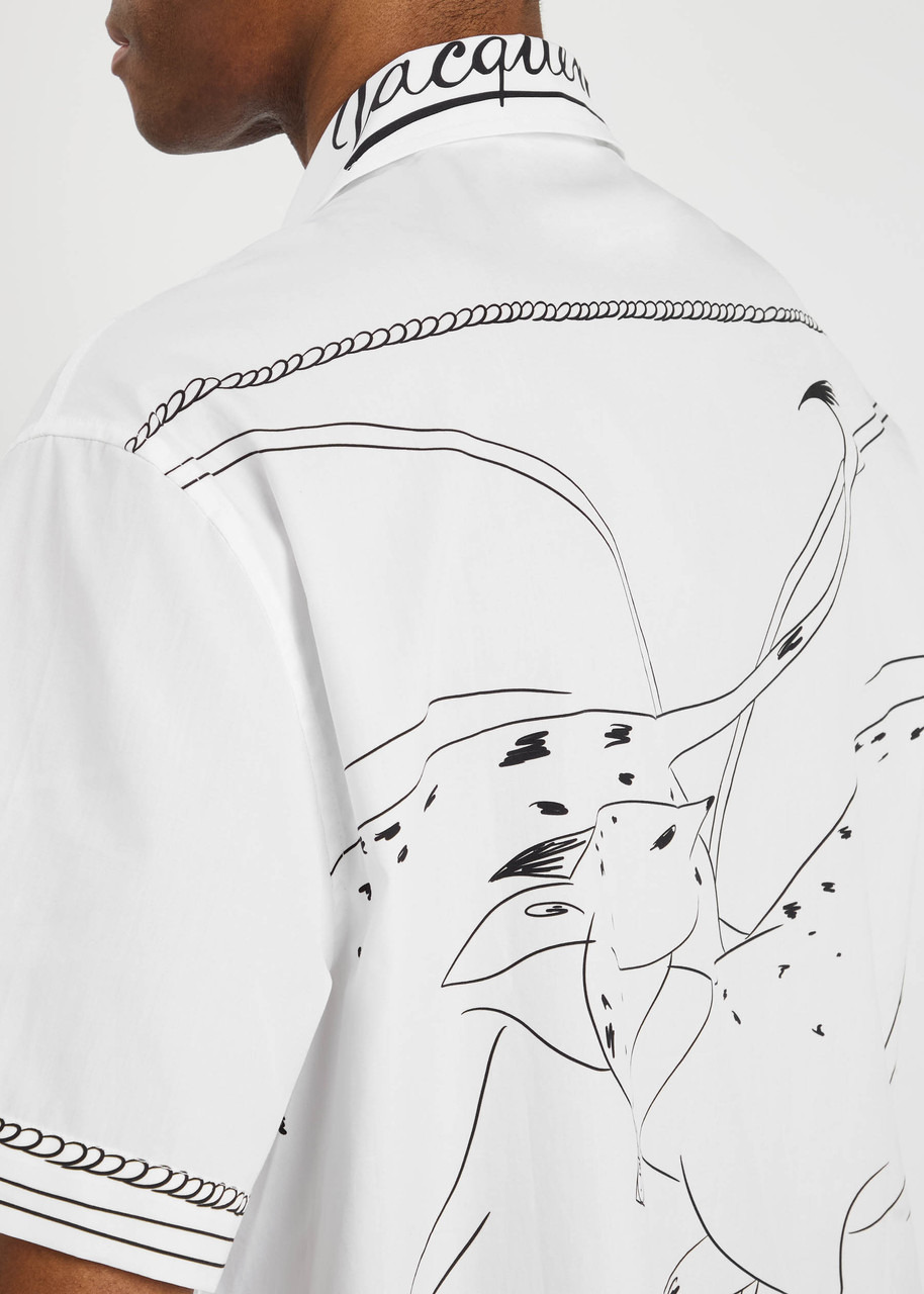 Jacquemus La Chemise Jean Printed Cotton Shirt - 5
