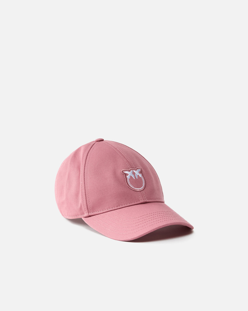 PINKO CAP WITH PEAK AND LOVE BIRDS LOGO outlook
