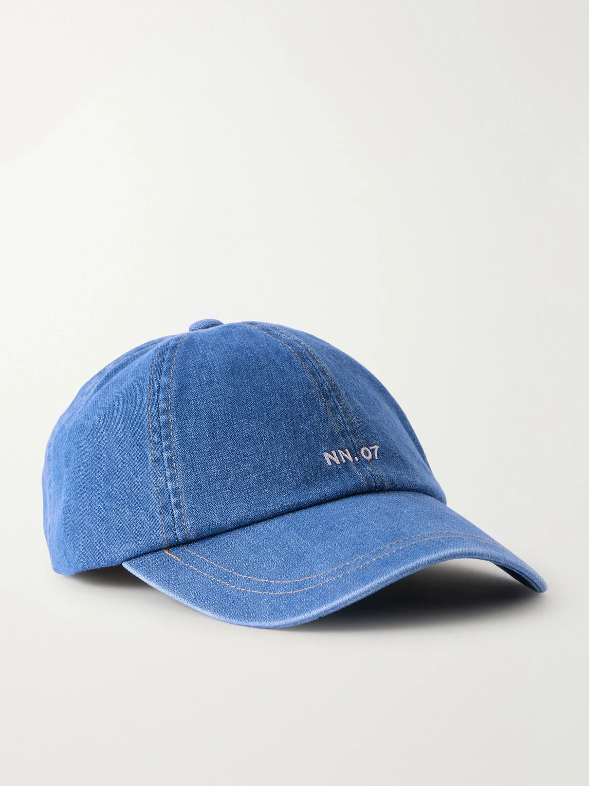 Logo-Embroidered Denim Baseball Cap - 1