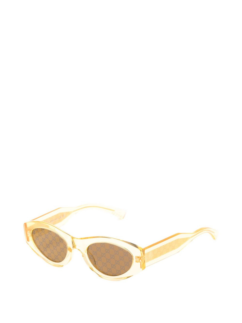 GUCCI oval-frame sunglasses outlook