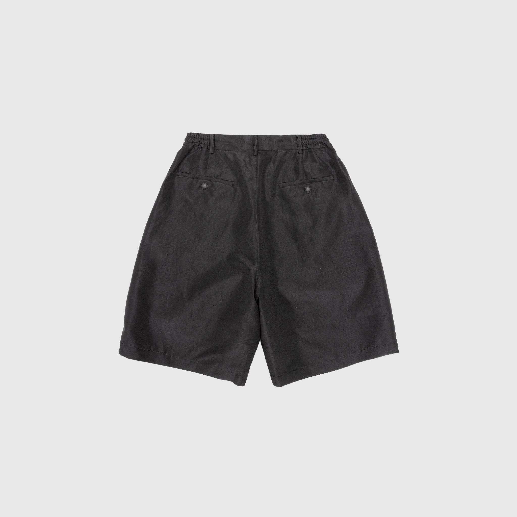 POLYESTER LINEN SHORTS - 5