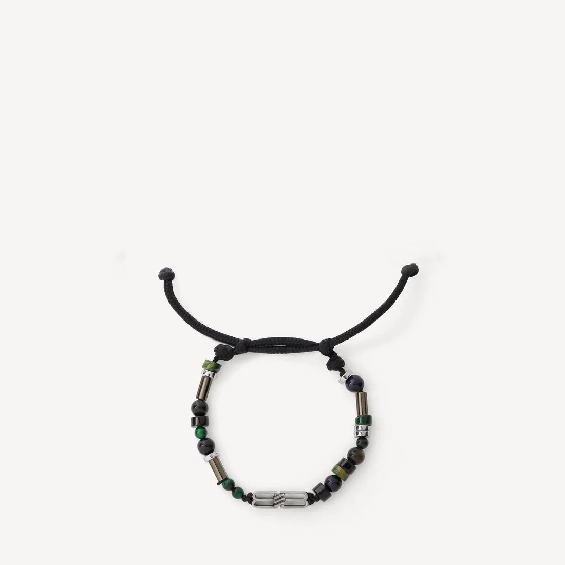 Men's Bb Icon Beads Bracelet in Emerald - 1