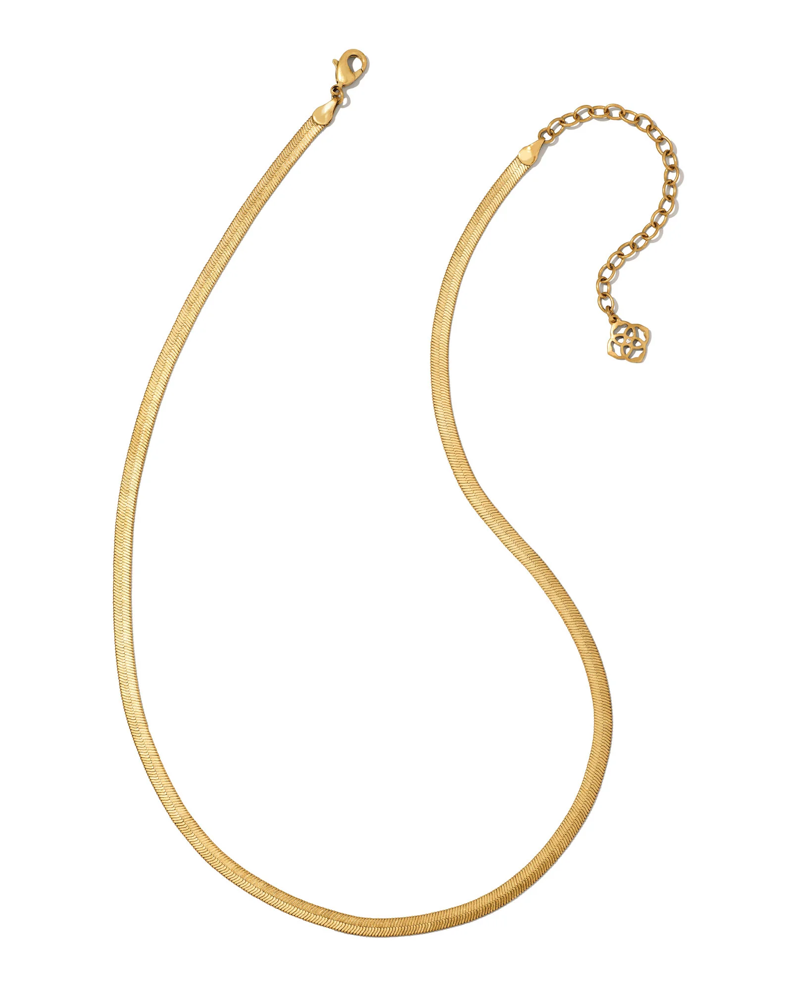 Kassie Chain Necklace in Vintage Gold - 1