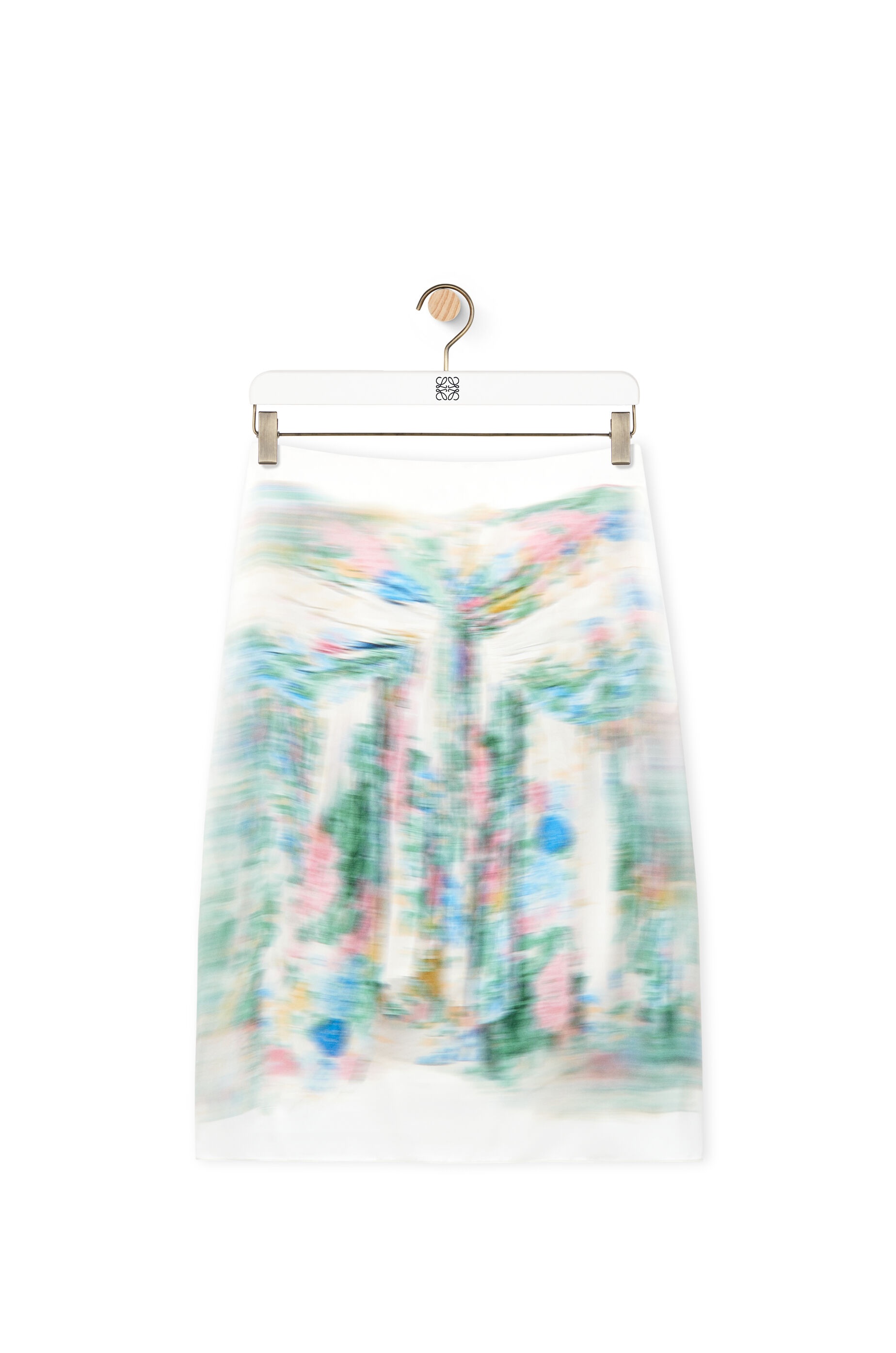 Skirt in viscose and silk - 1