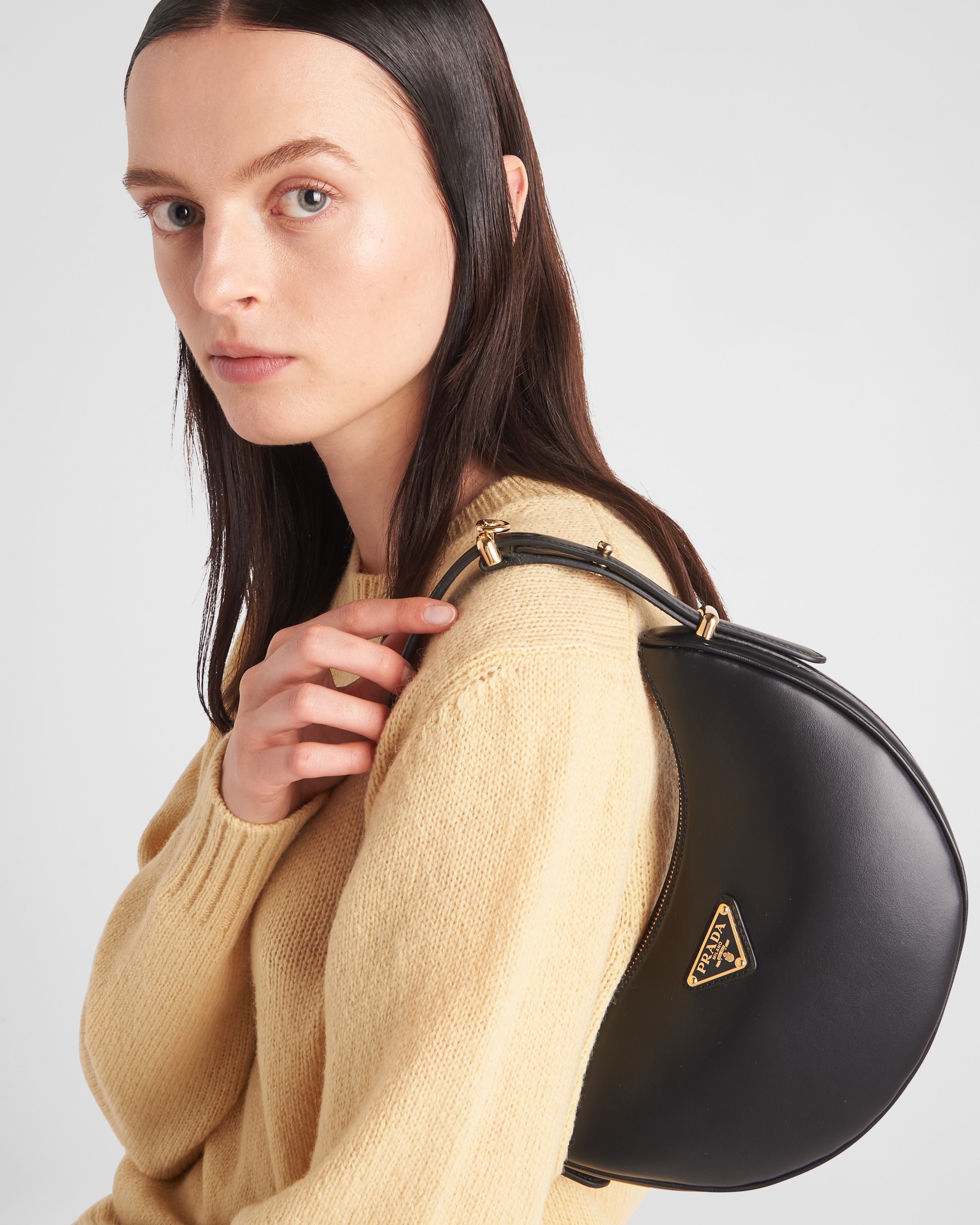 Prada Arqué leather shoulder bag - 9