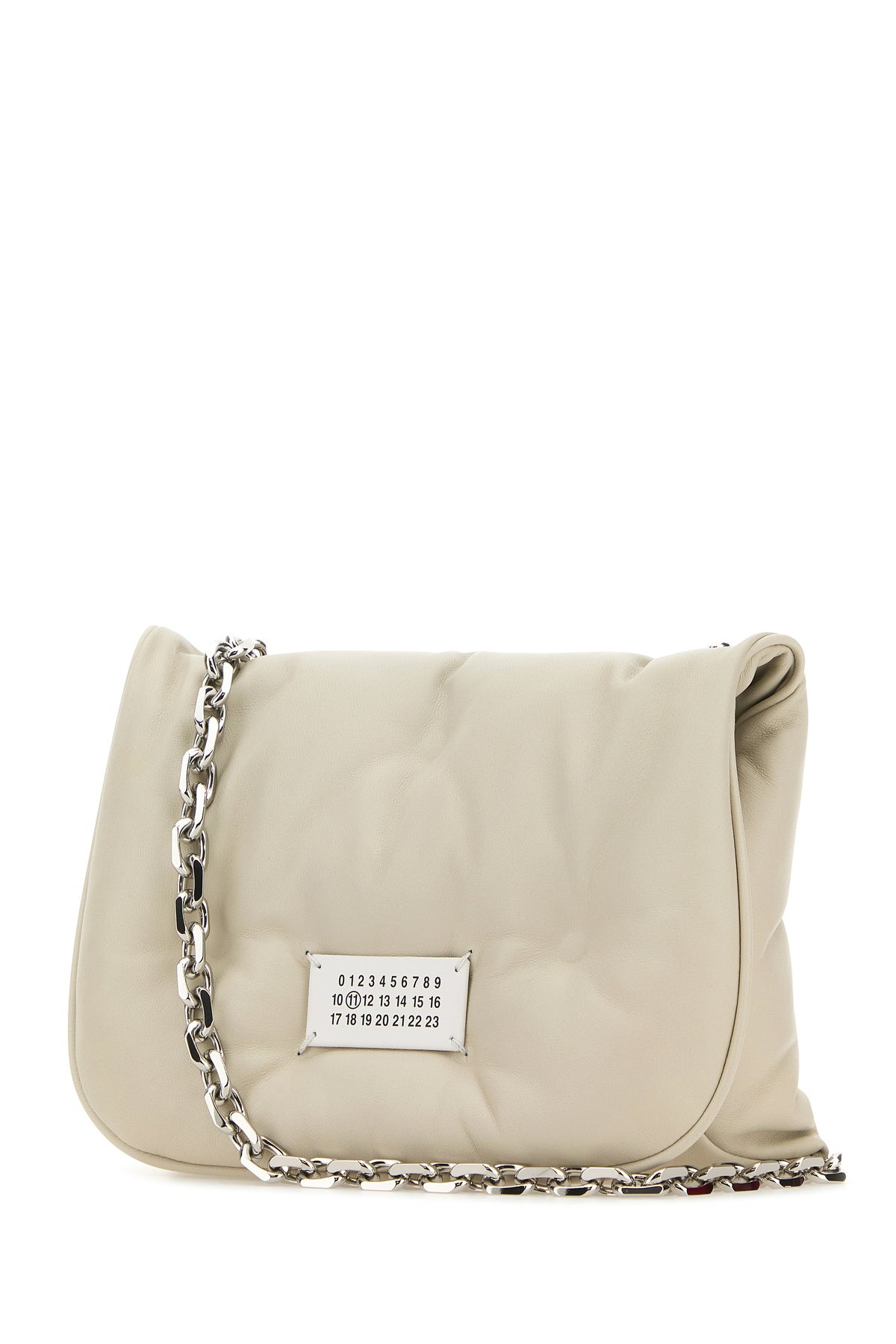 Chalk nappa leather small Glam Slam Flap crossbody bag - 2