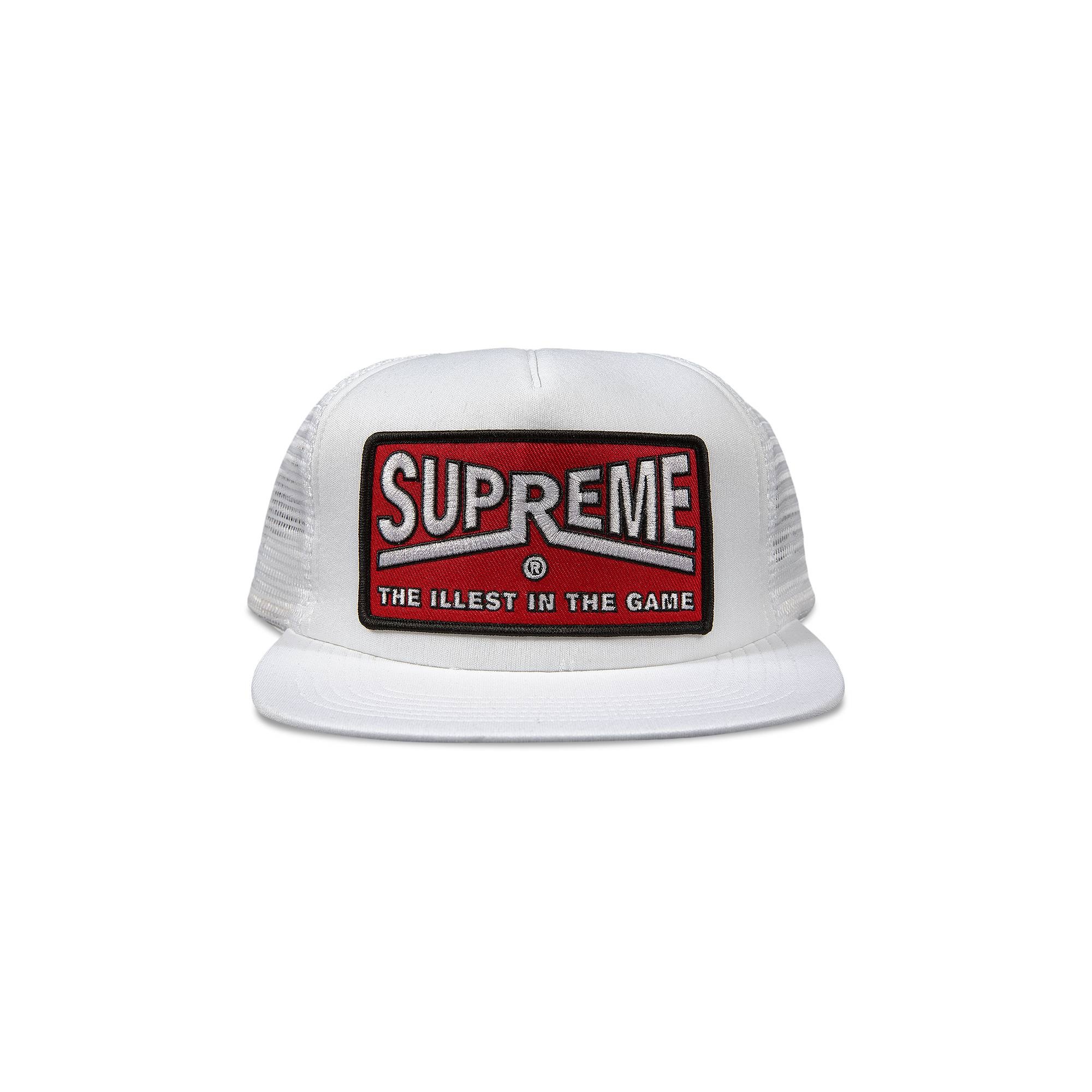 Supreme Illest Mesh Back Cap 夏 涼しい 茶色 ◎ SUPREME Illest Mesh Back 5 Panel Hat Cap GREEN / WHITE Snapback