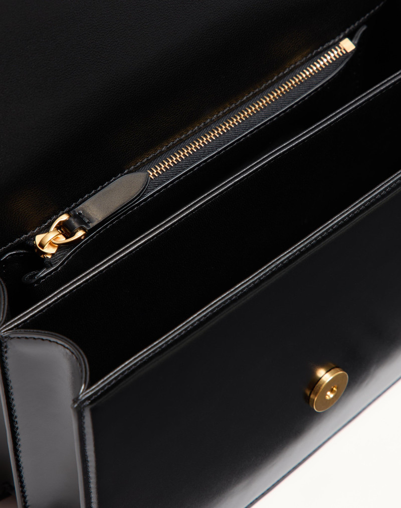 Valentino VALENTINO GARAVANI VAIN SHOULDER BAG IN SHINY CALFSKIN outlook