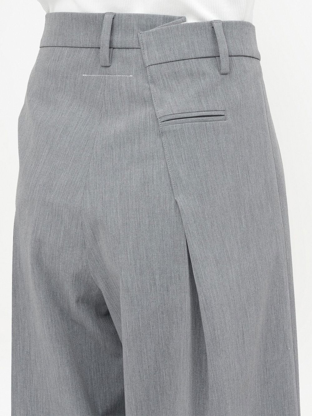 Gray Five-Pocket Trousers