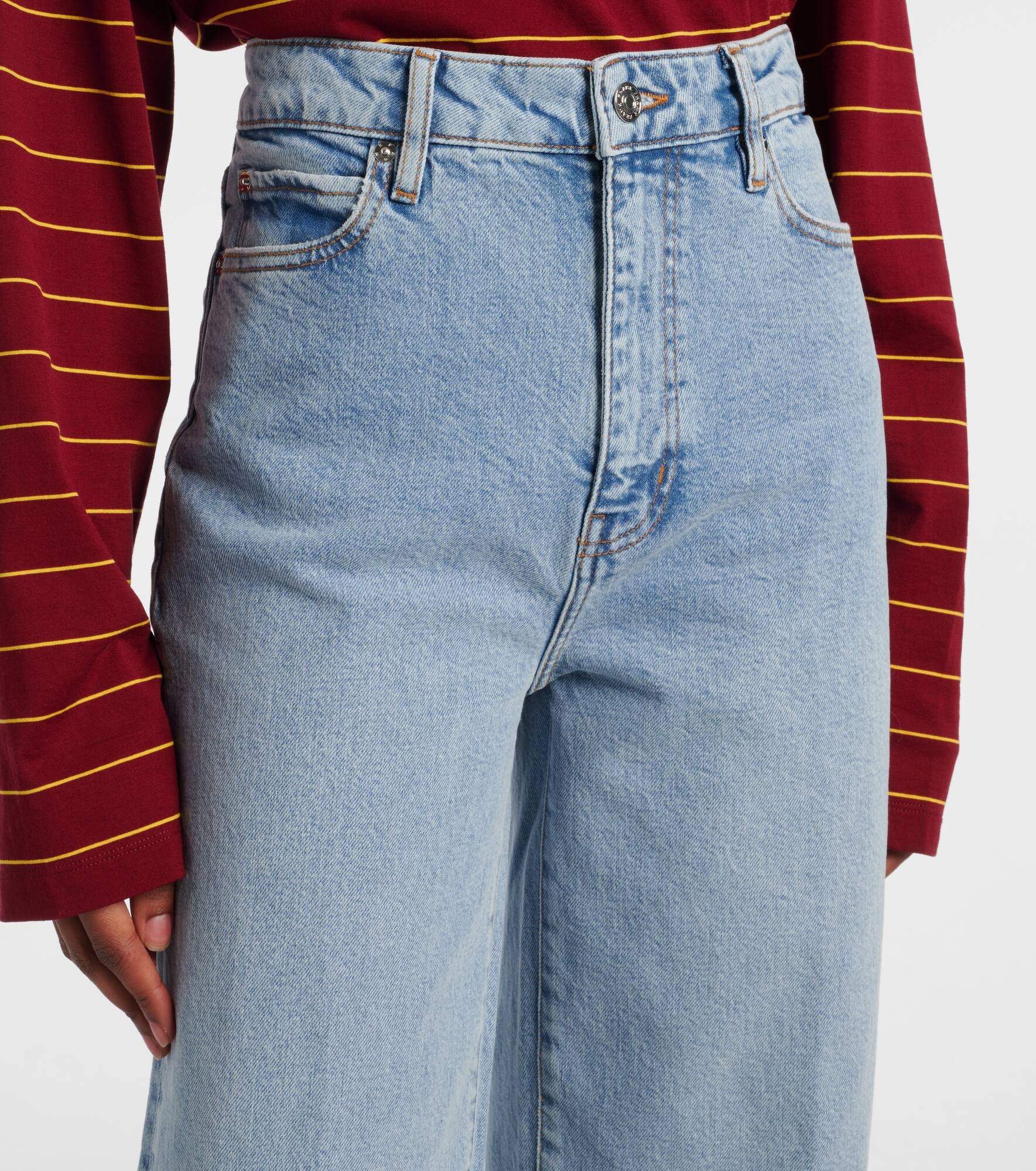 The Wide high-rise wide-leg jeans - 4