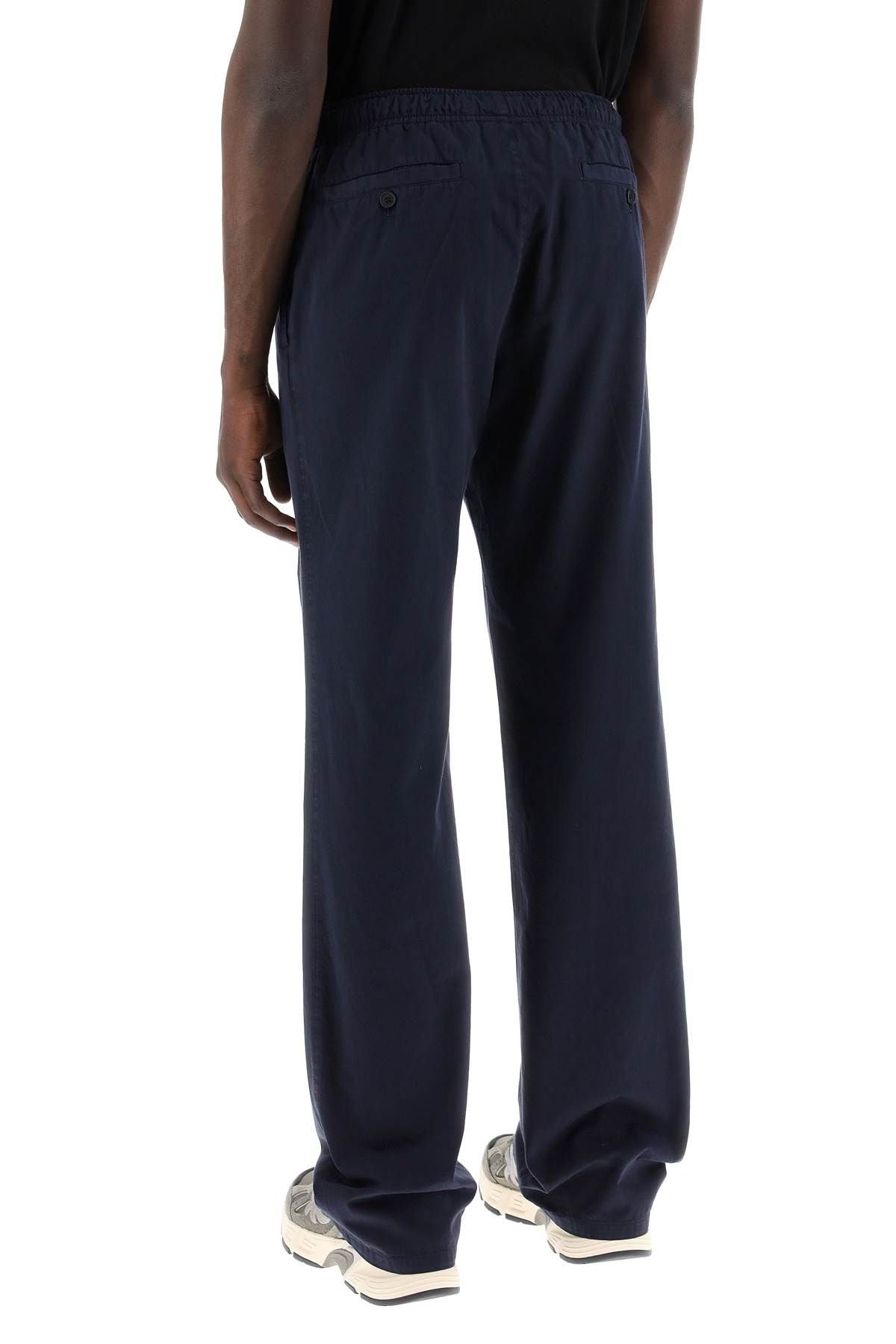 COTTON GABARDINE TRAVEL JOGGERS - 9