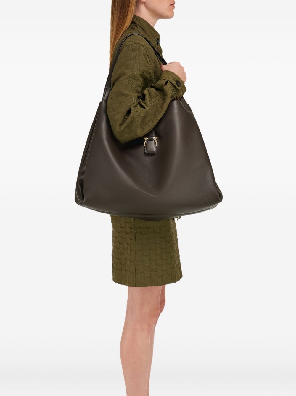 leather tote bag - 2