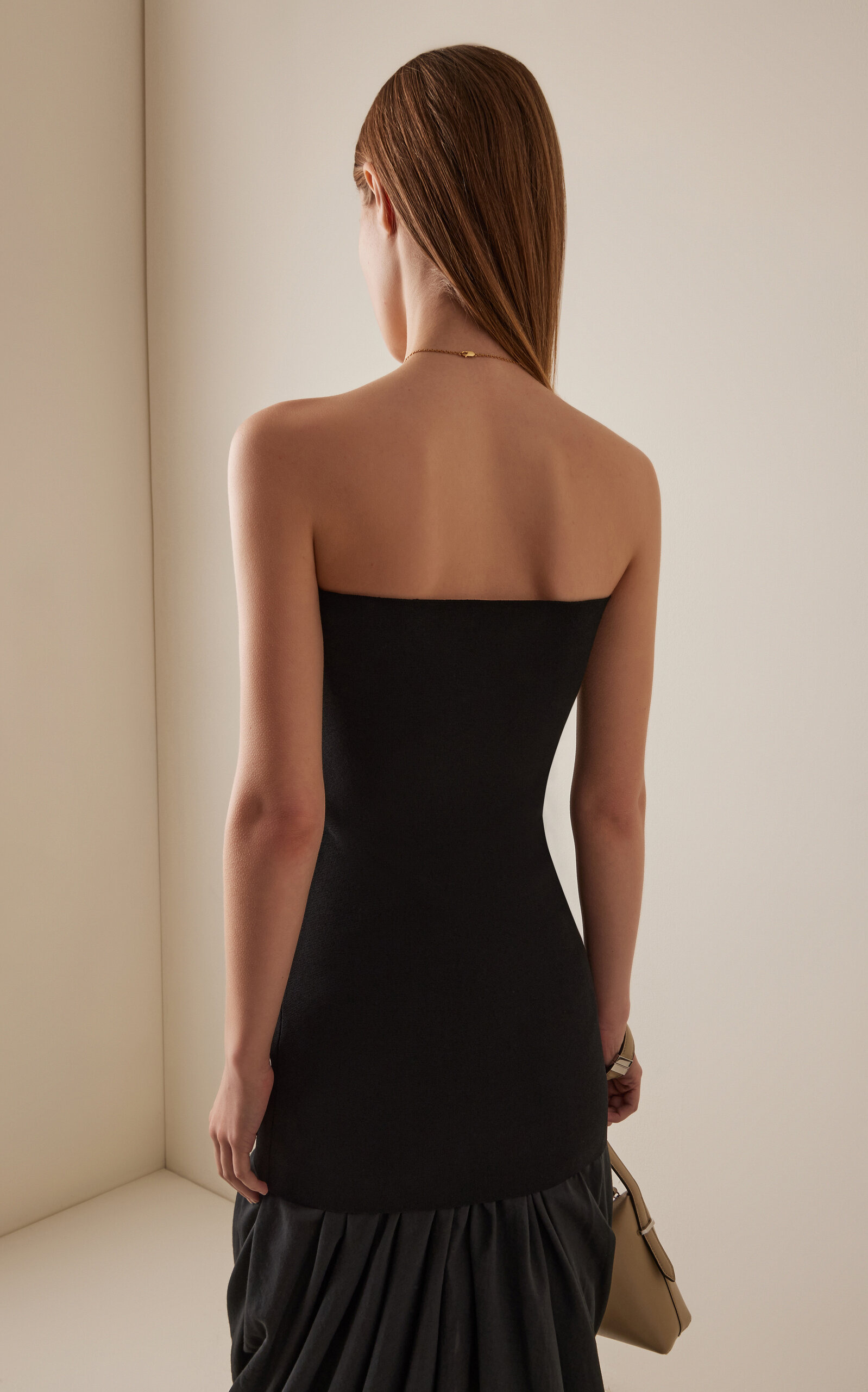 Compact Knit Strapless Top black - 4