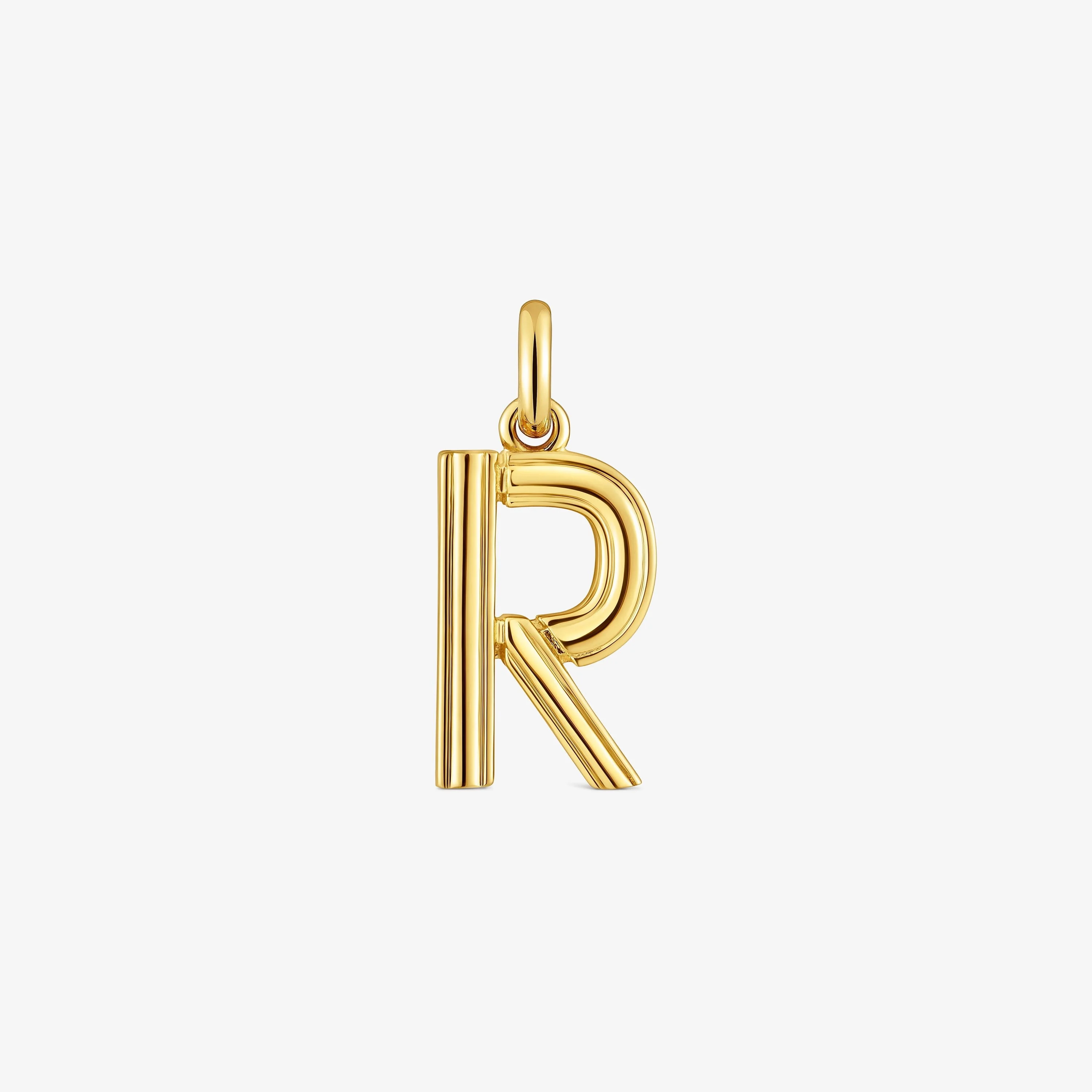 Medium 18K gold vermeil letter R Pendant TOUS Alphabet - 1