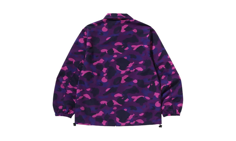 A BATHING APE® Color Camo One Point Coach Jacket "Purple" outlook