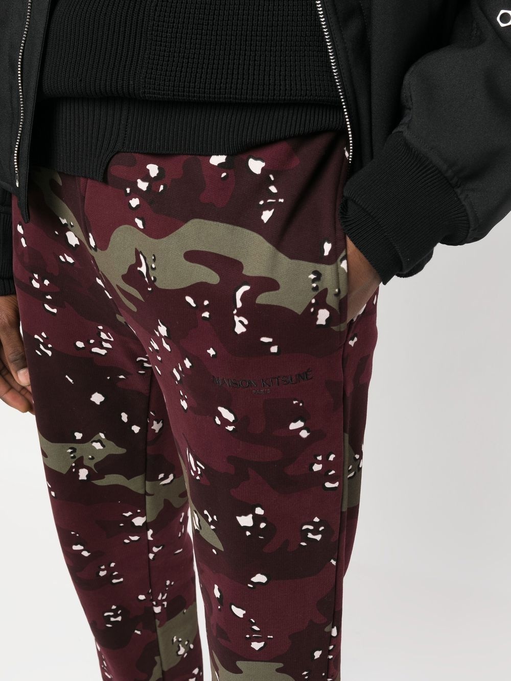 camouflage-print cotton joggers - 5