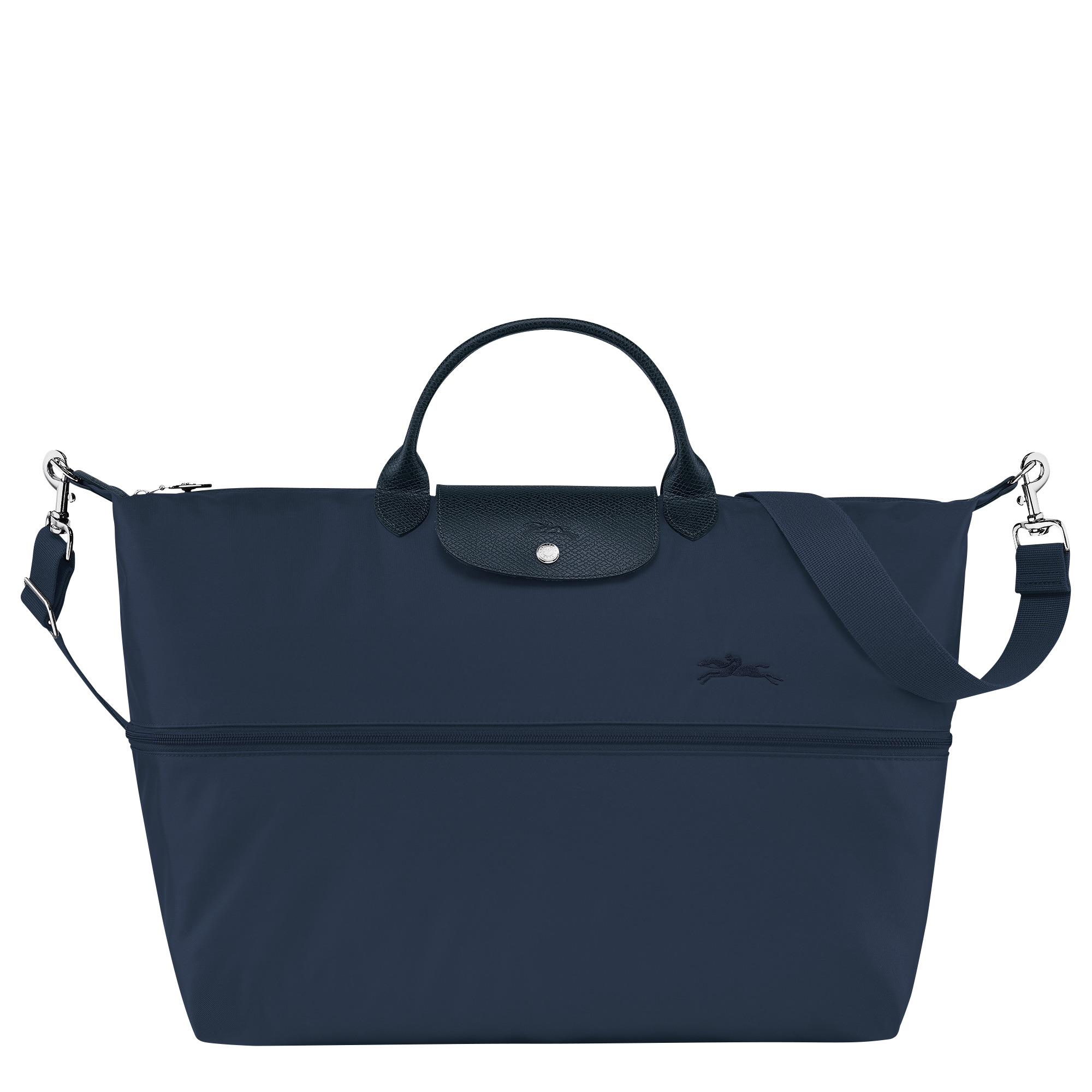 Le Pliage Green Travel bag expandable Navy - Recycled canvas - 4