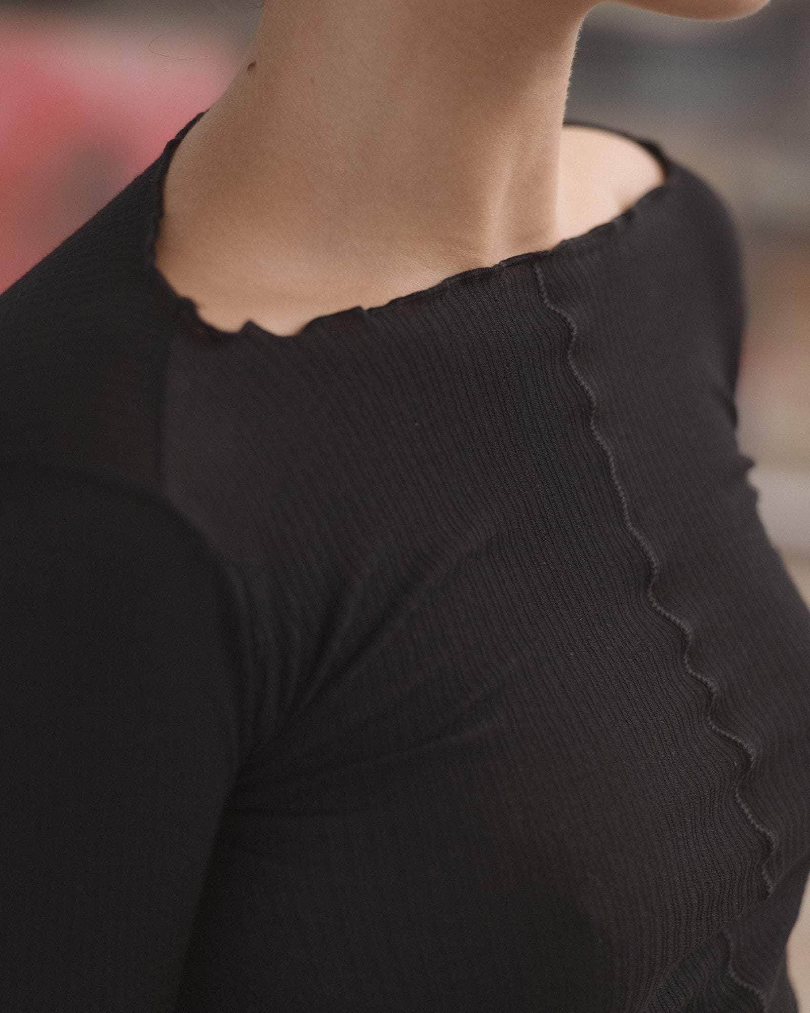 Pama Long Sleeve Tee - Fine Organic Cotton Rib - 5