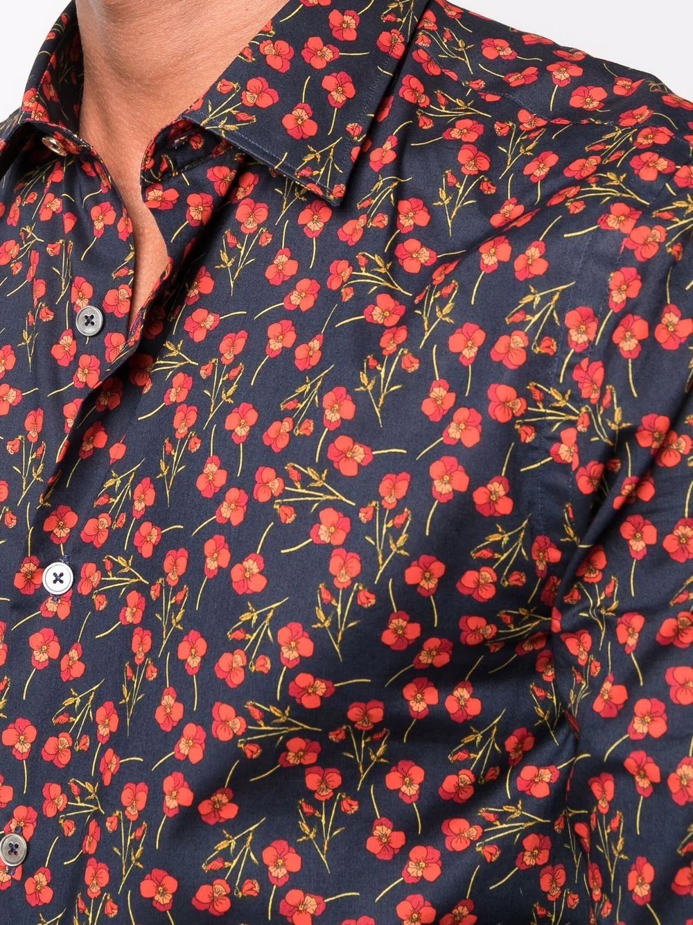 poppy print shirt - 5