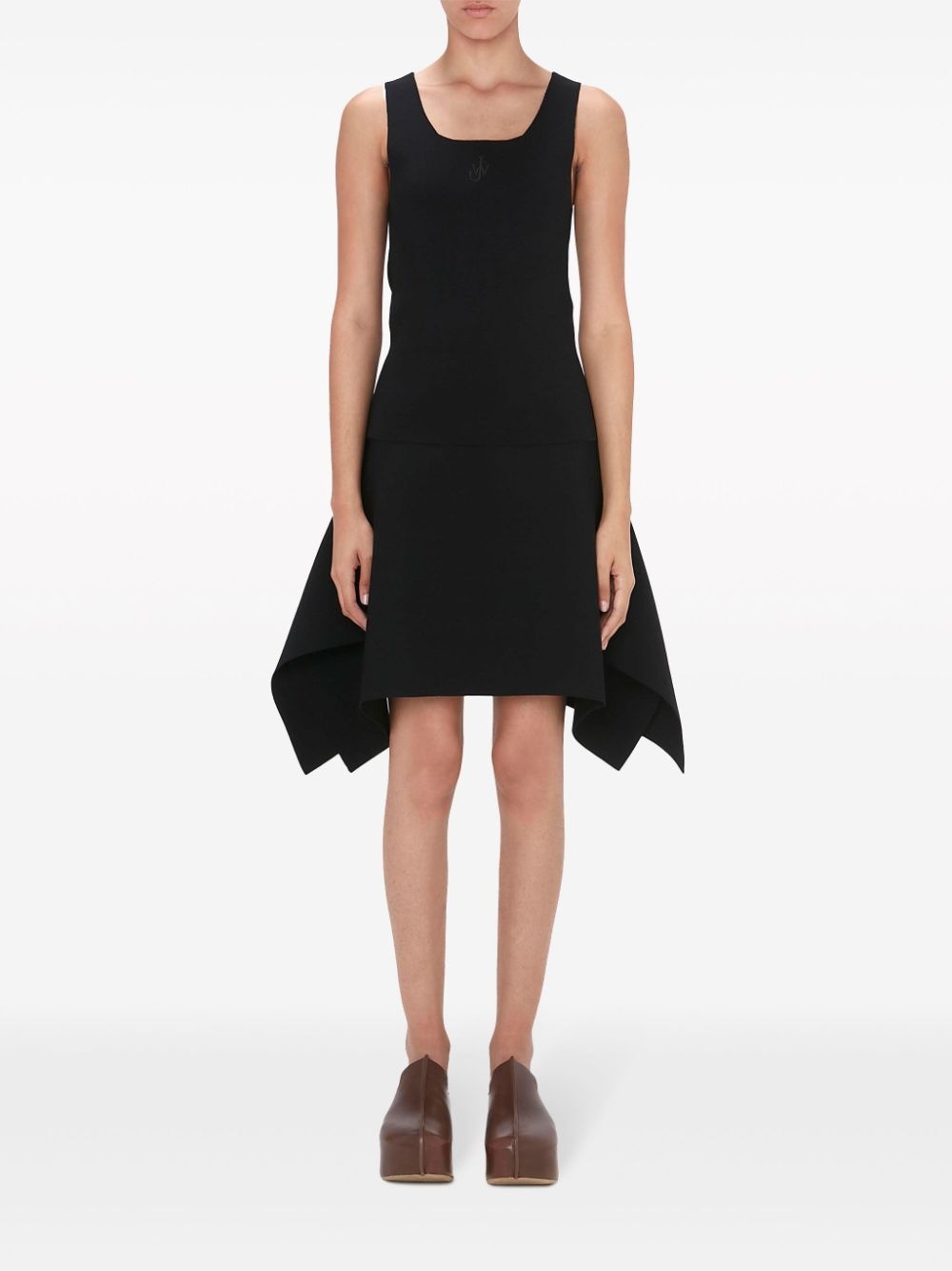 asymmetric-hem midi skirt - 3