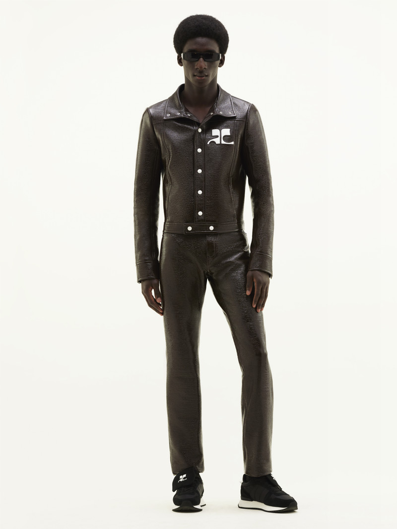 courrèges VINYL 5 POCKETS TROUSERS outlook