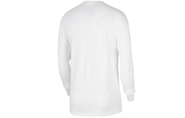 Air Jordan Sport Dna Logo Casual Sports Round Neck Pullover White CT3668-100 - 2