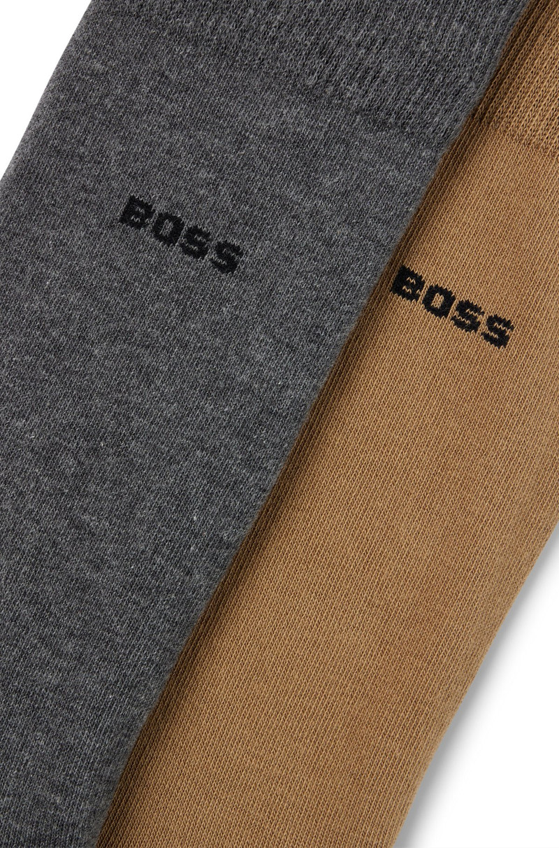 BOSS TWO-PACK OF COTTON-BLEND REGULAR-LENGTH SOCKS outlook