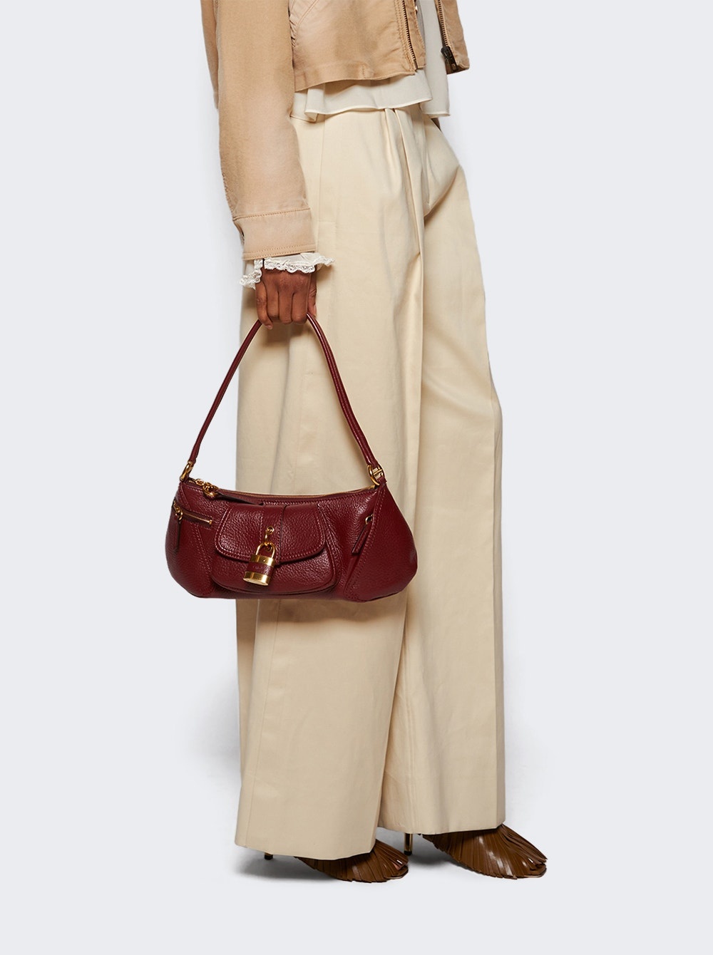 The 99 Shoulder Bag Brunette Red - 2