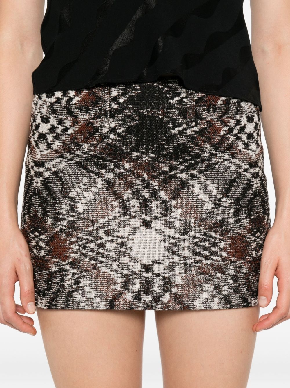 printed mini skirt - 5