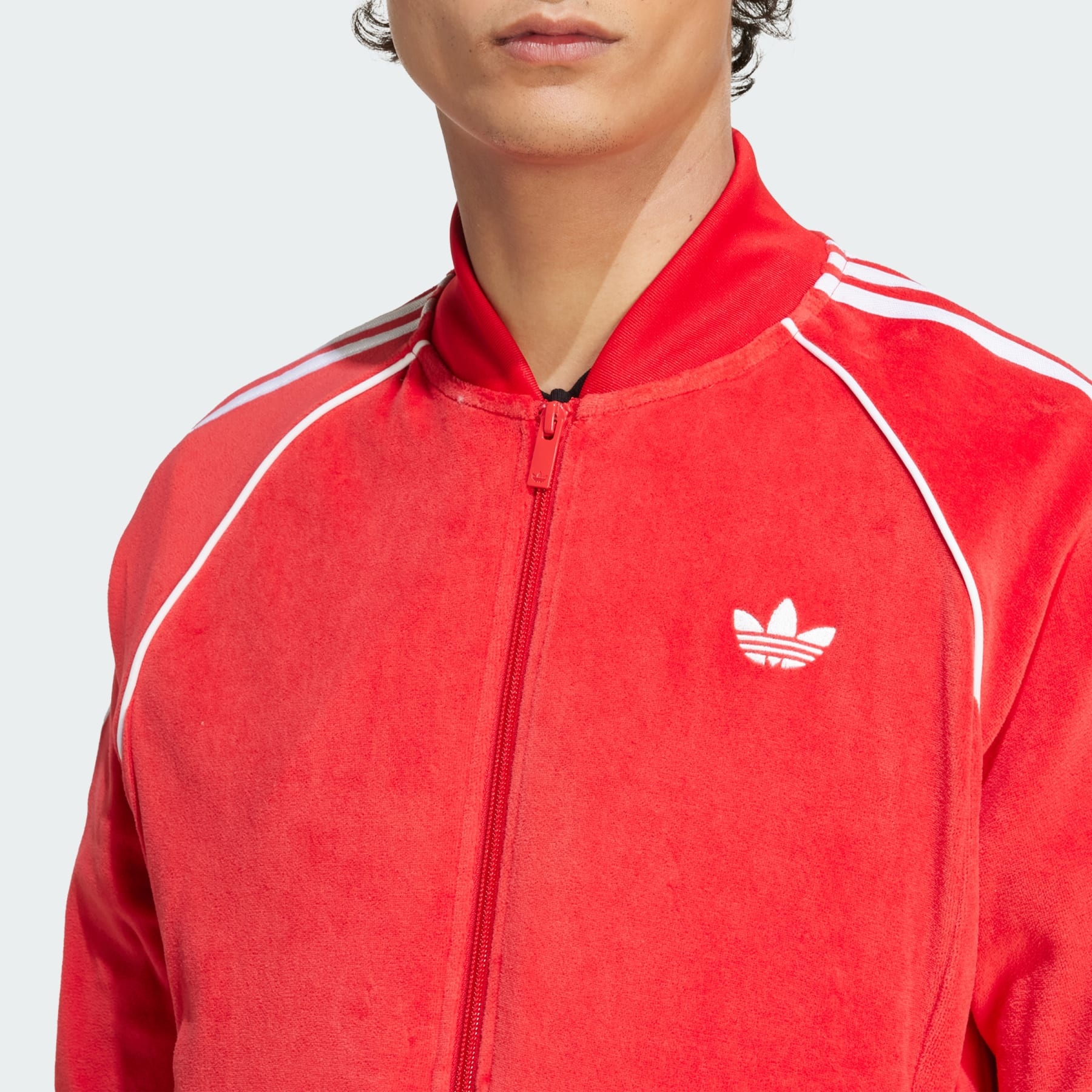 SST Adicolor Velour Track Top - 5