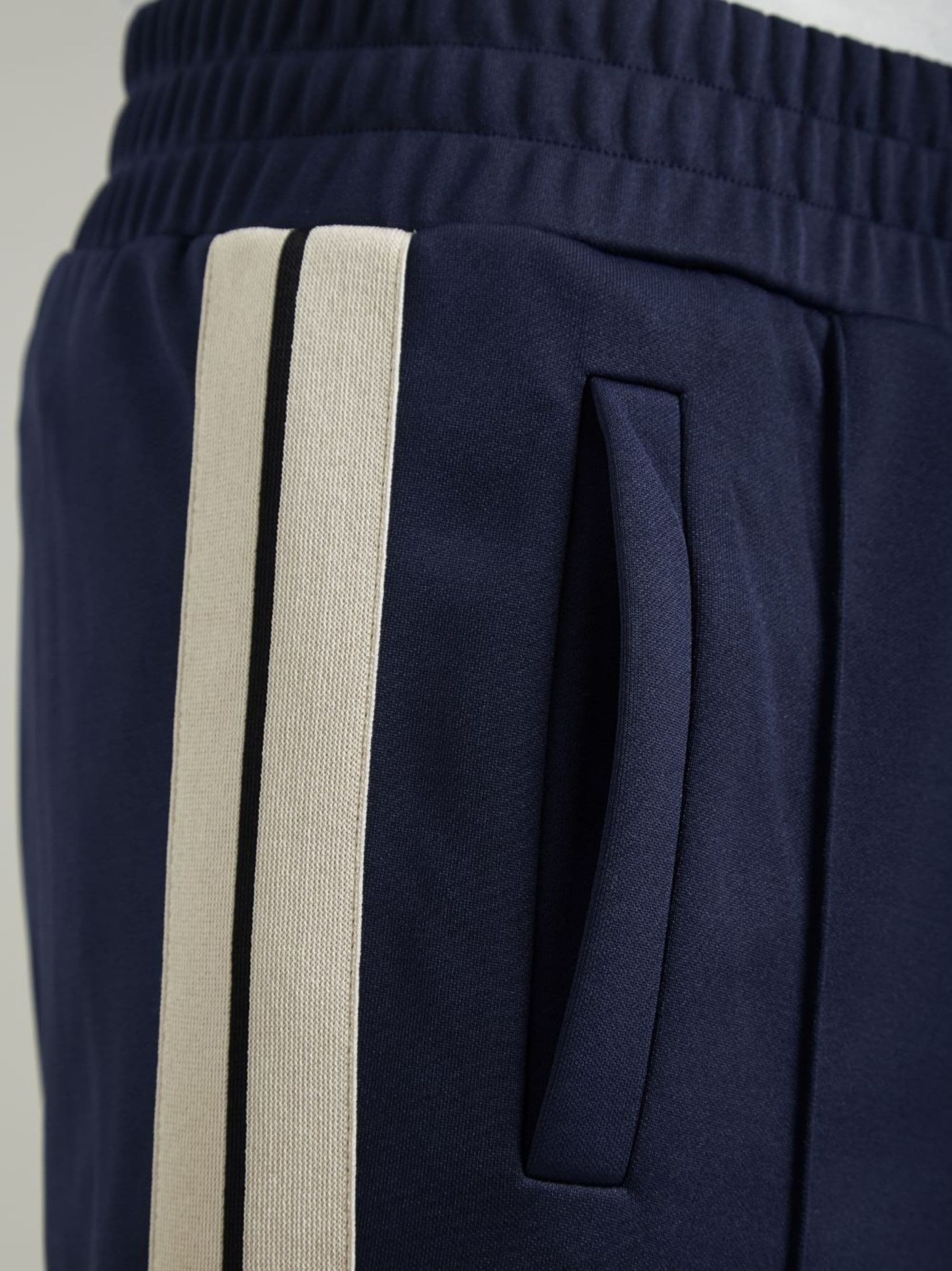 PALM CORE CLASSIC TRACK PANTS NAVY BLUE  WHITE - 8