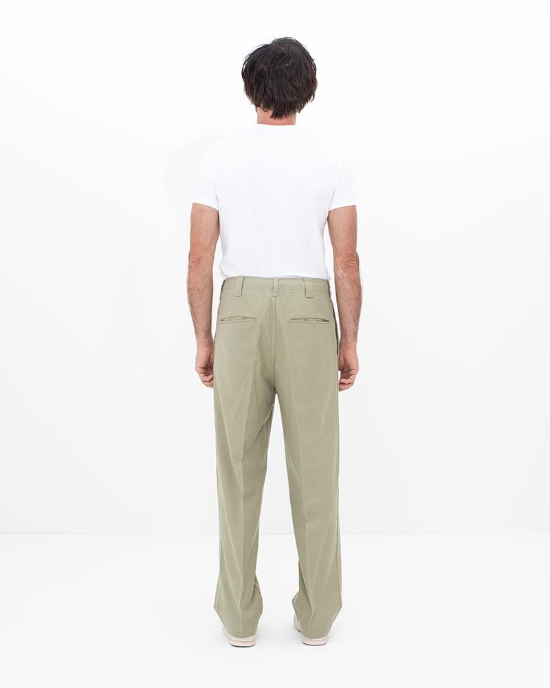 WIDE CHINO PANTS BEIGE - 3