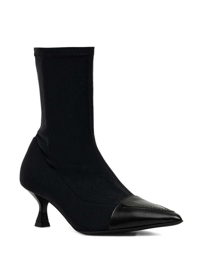 Moschino pointed-toe heeled boots outlook