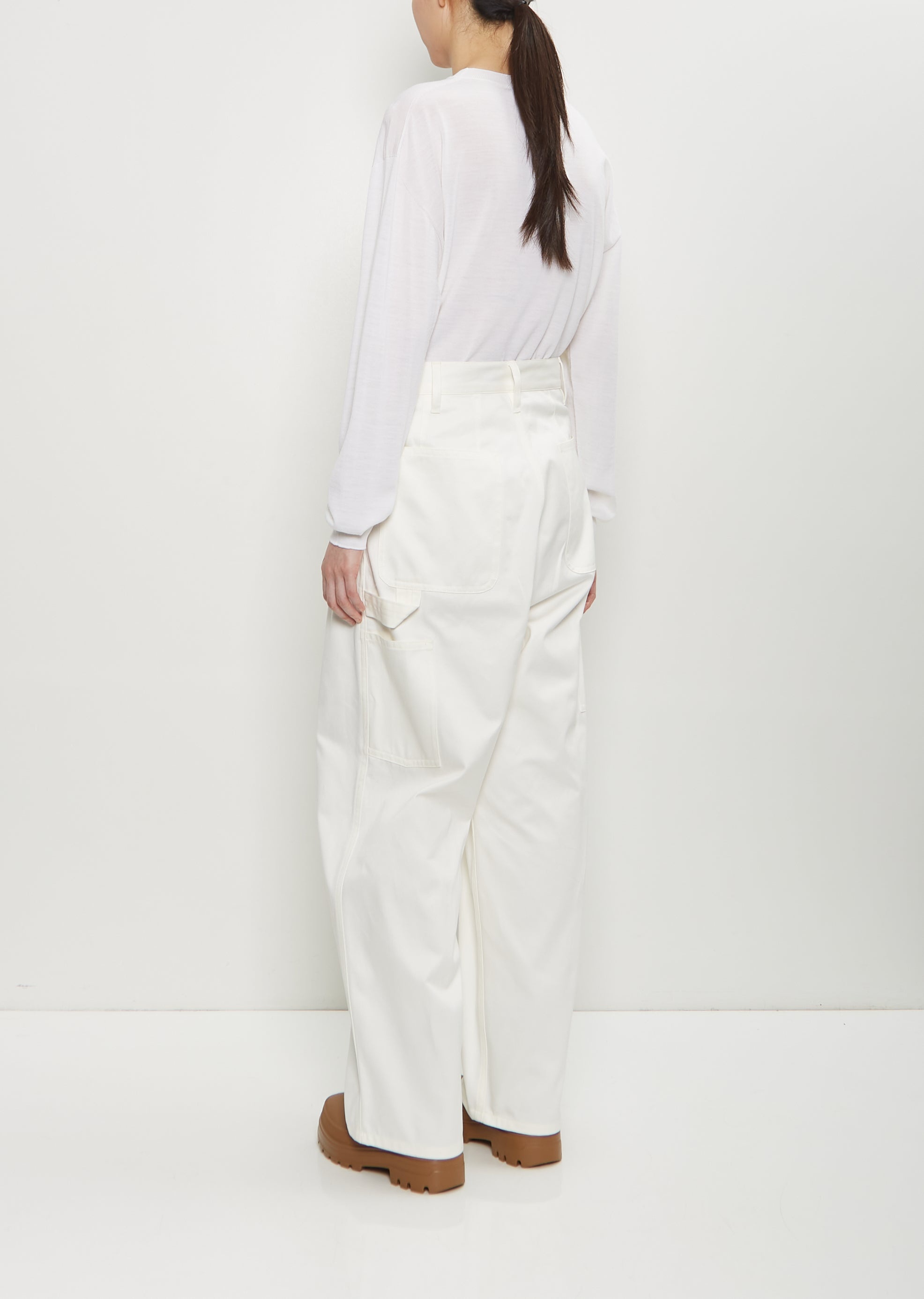 Polke Cotton Loose Pants - 3