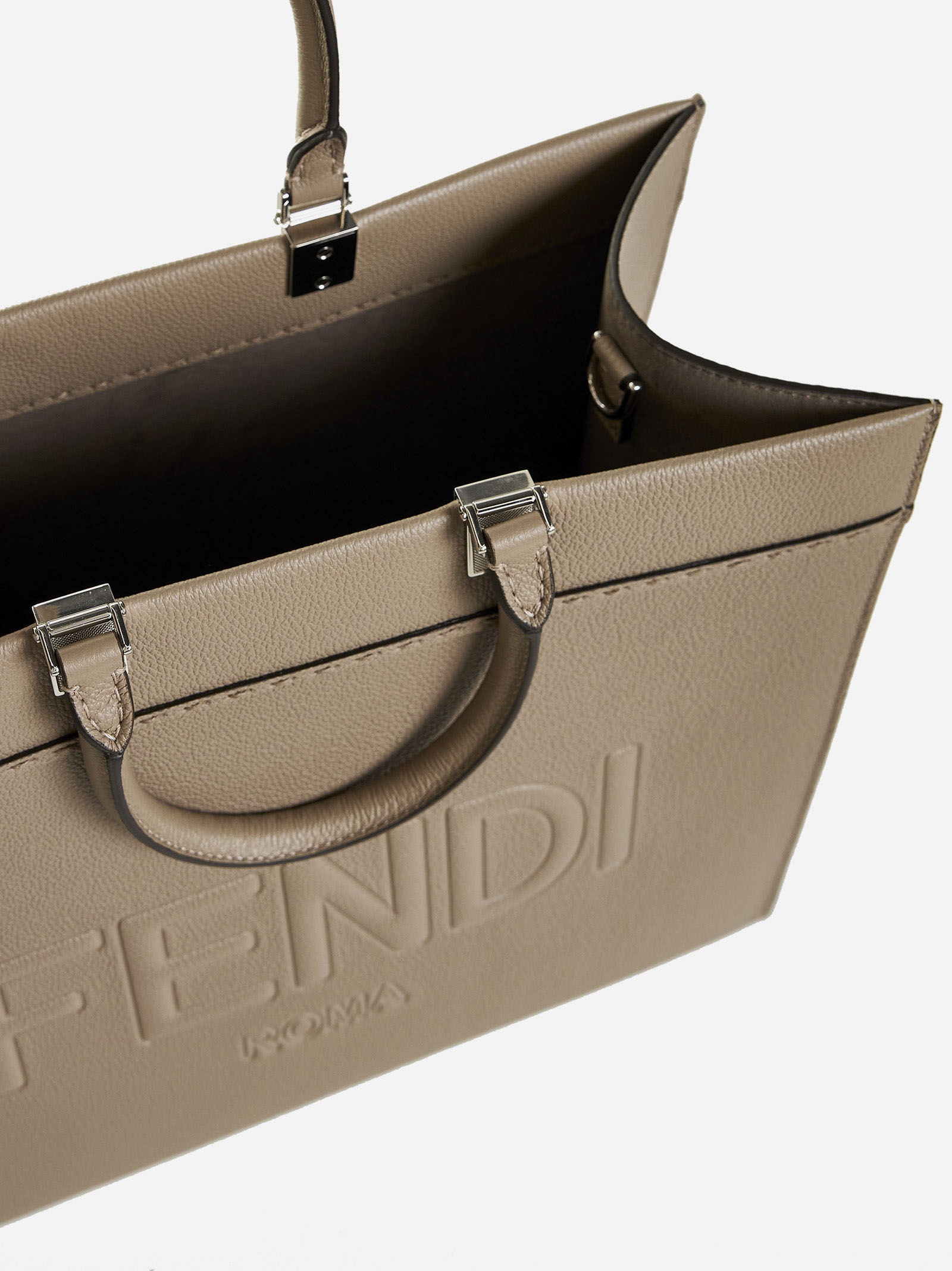 Fendi Sunshine leather medium tote bag - 5