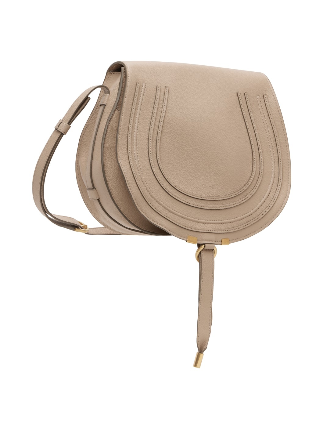 Tan Medium Marcie Saddle Bag - 2