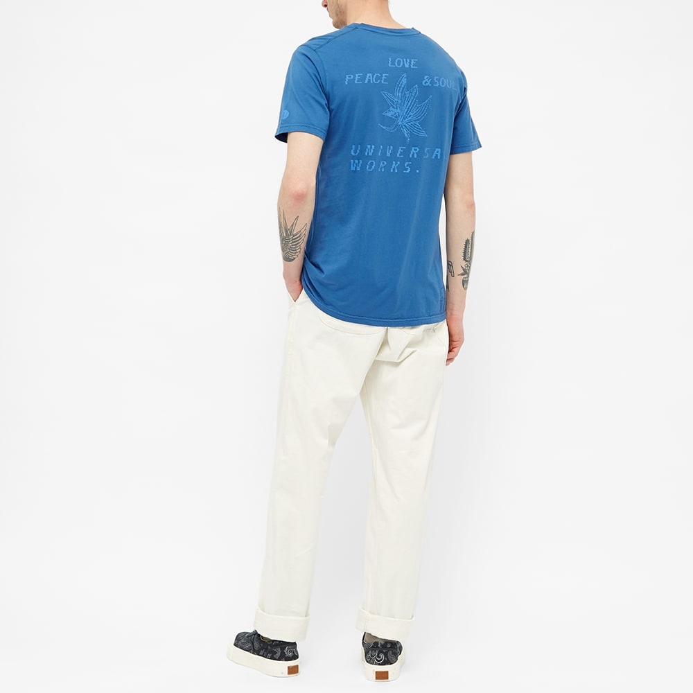 Universal Works Lotus Print Tee - 6