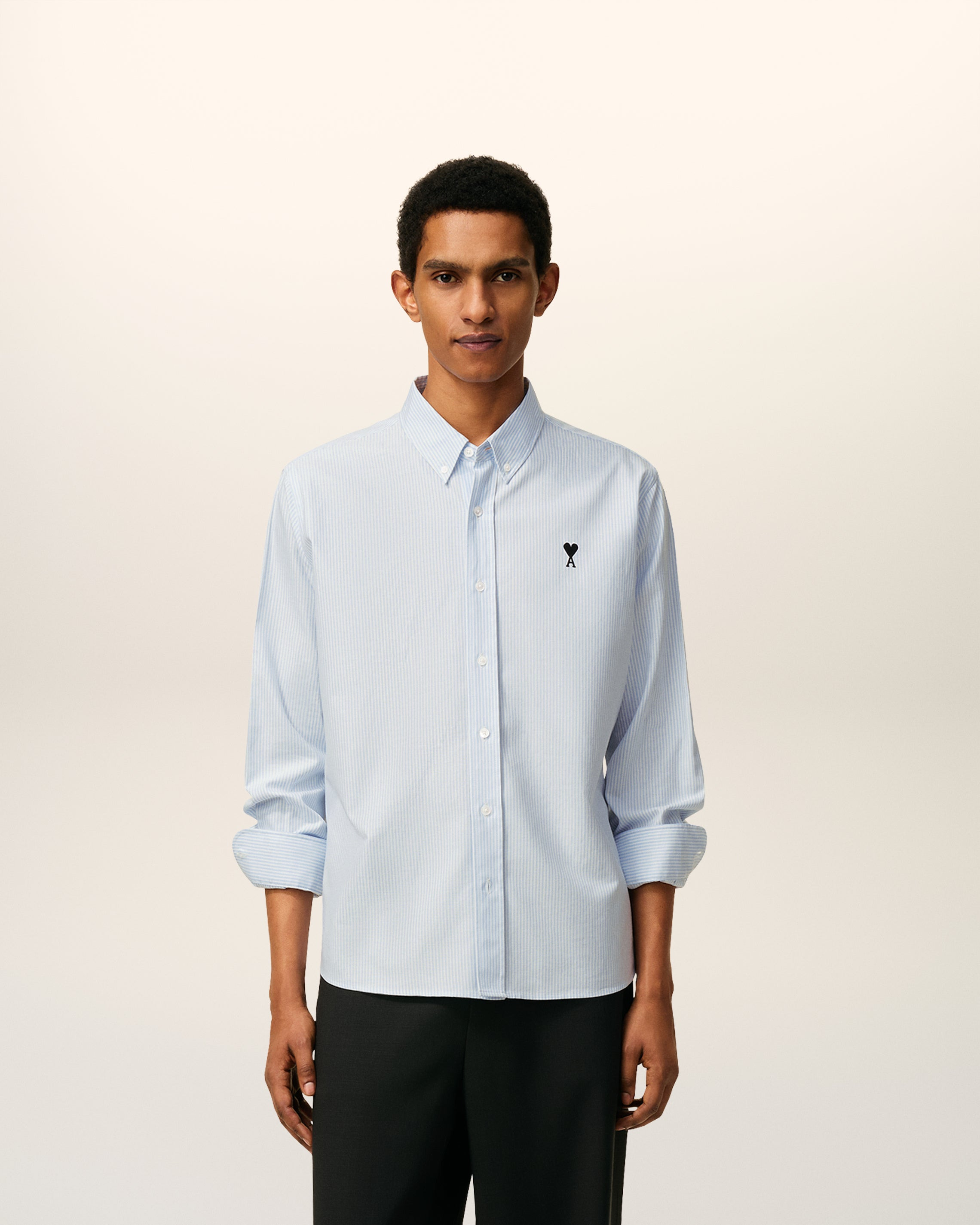 BLUE COTTON BUTTON DOWN AMI DE COEUR SHIRT - 2