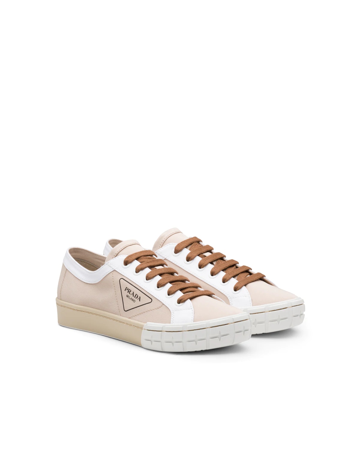 Cassetta Wheel Gabardine Fabric Sneakers - 1