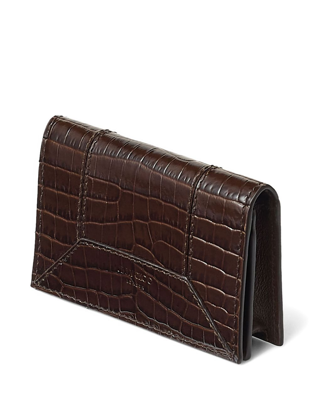 Nello crocodile-effect leather wallet - 3