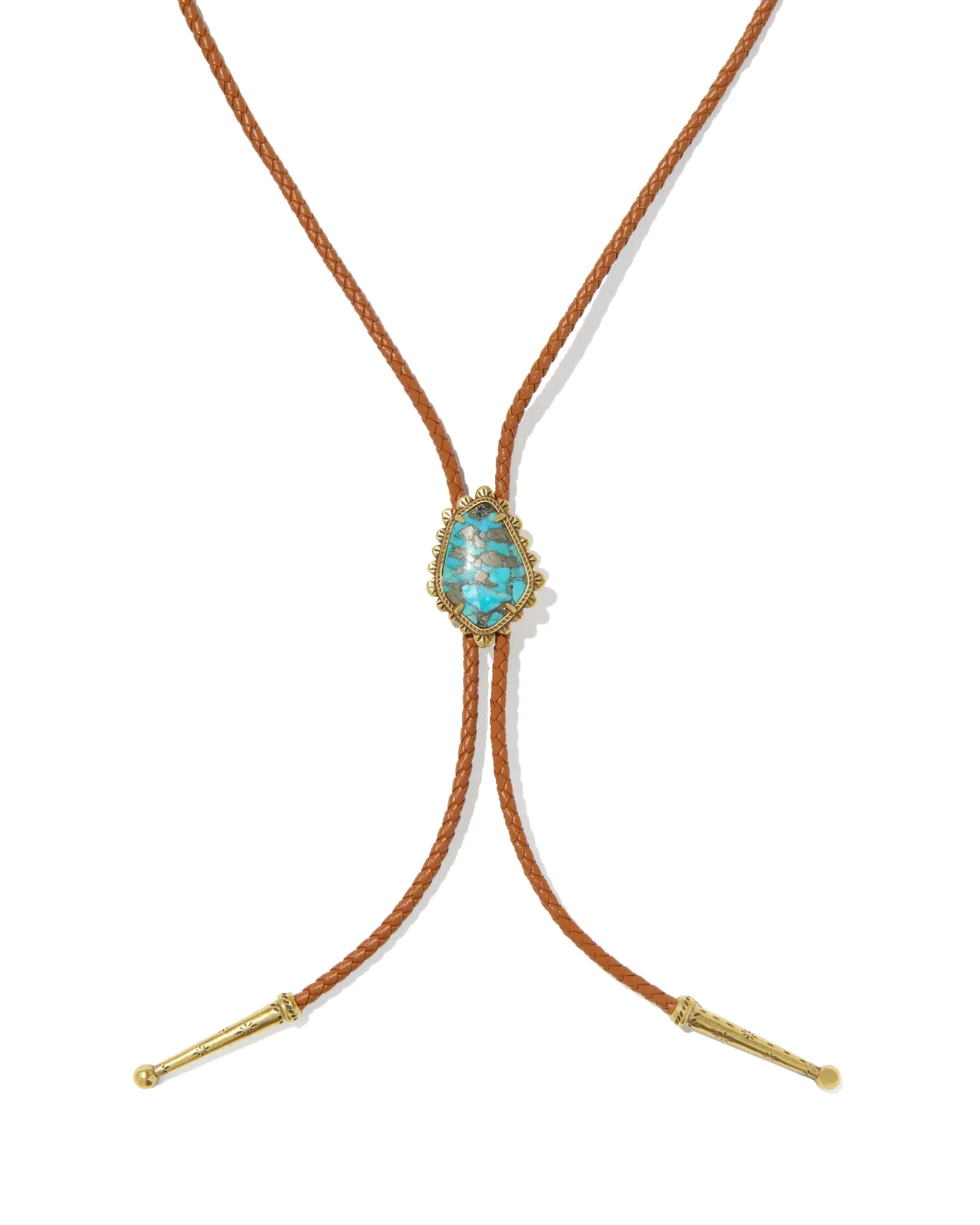 Ellery Vintage Gold Bolo Necklace - 1