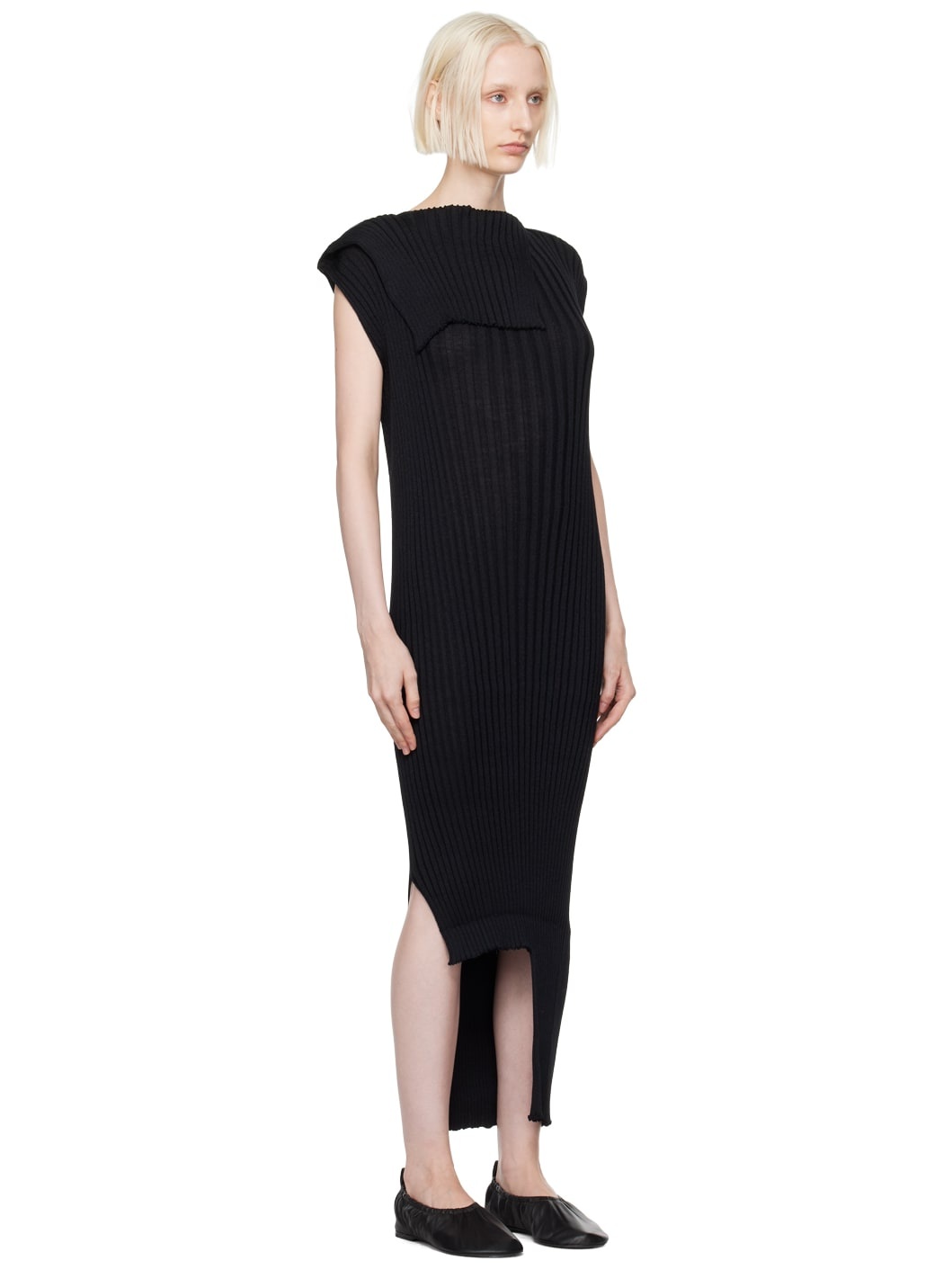 Black Sparkling Midi Dress - 2