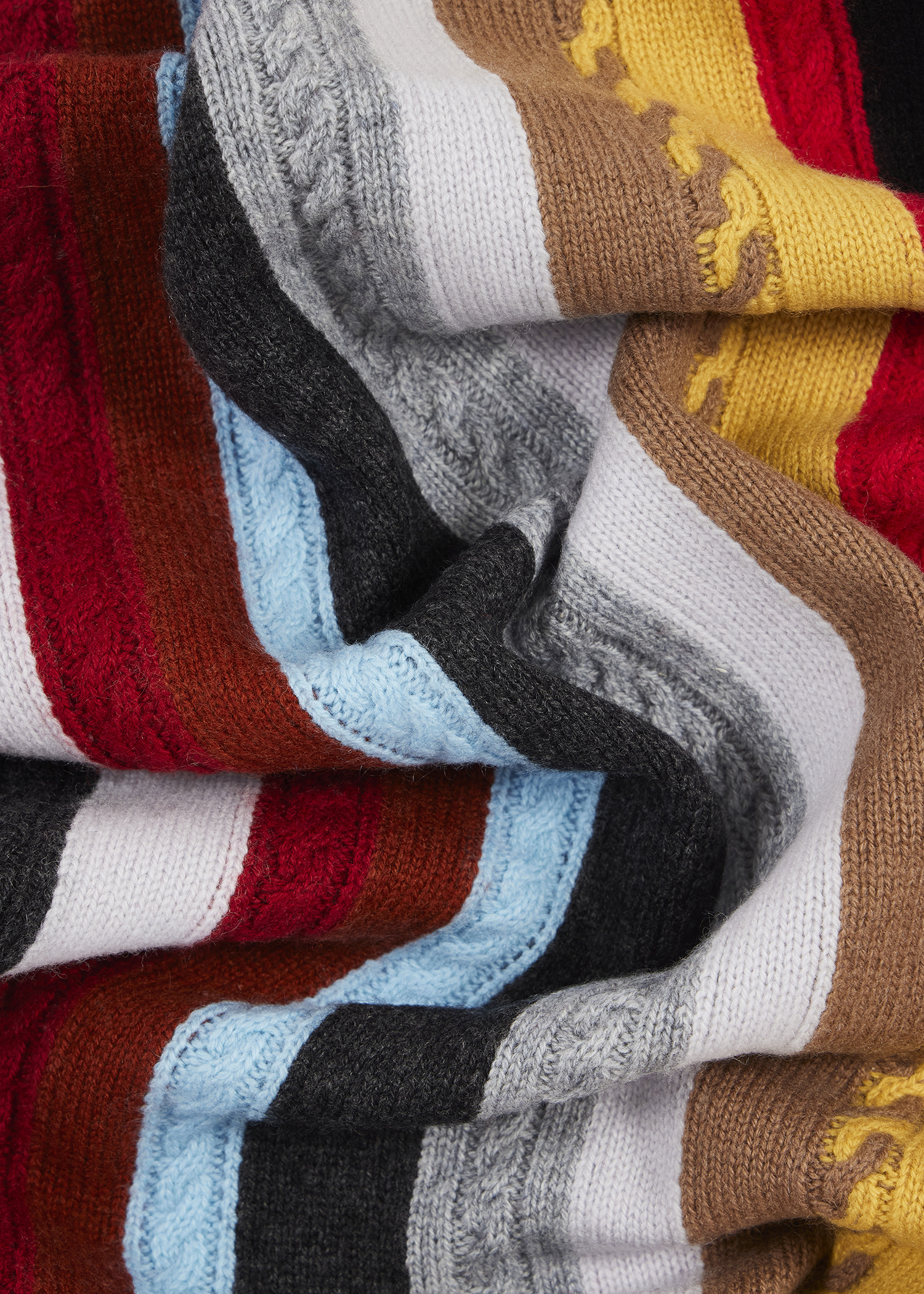 Women's Merino Wool 'Signature Stripe' Scarf - 4