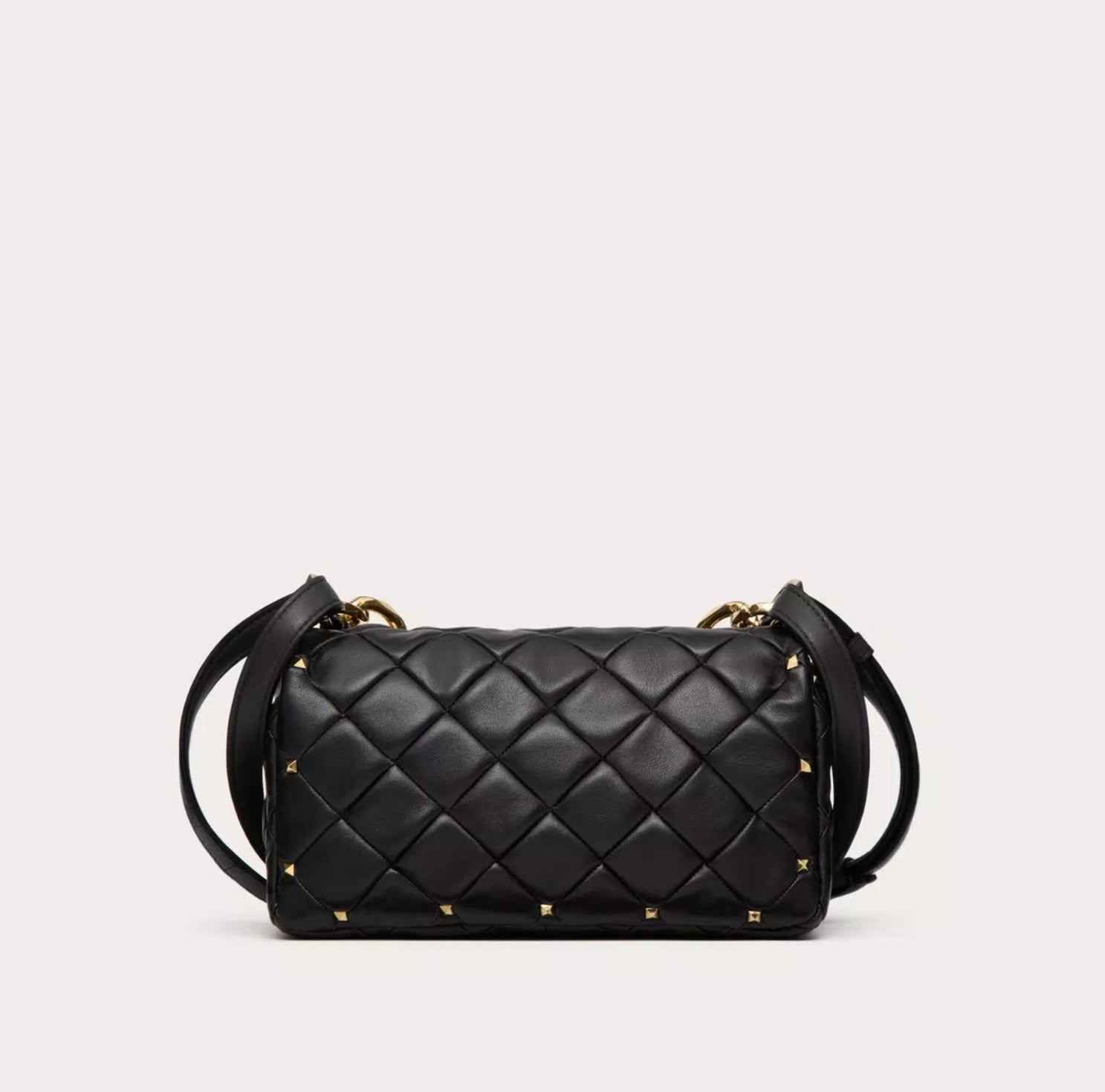 Valentino Garavani Rockstud Spike Bag In Nappa Patchwork - 4