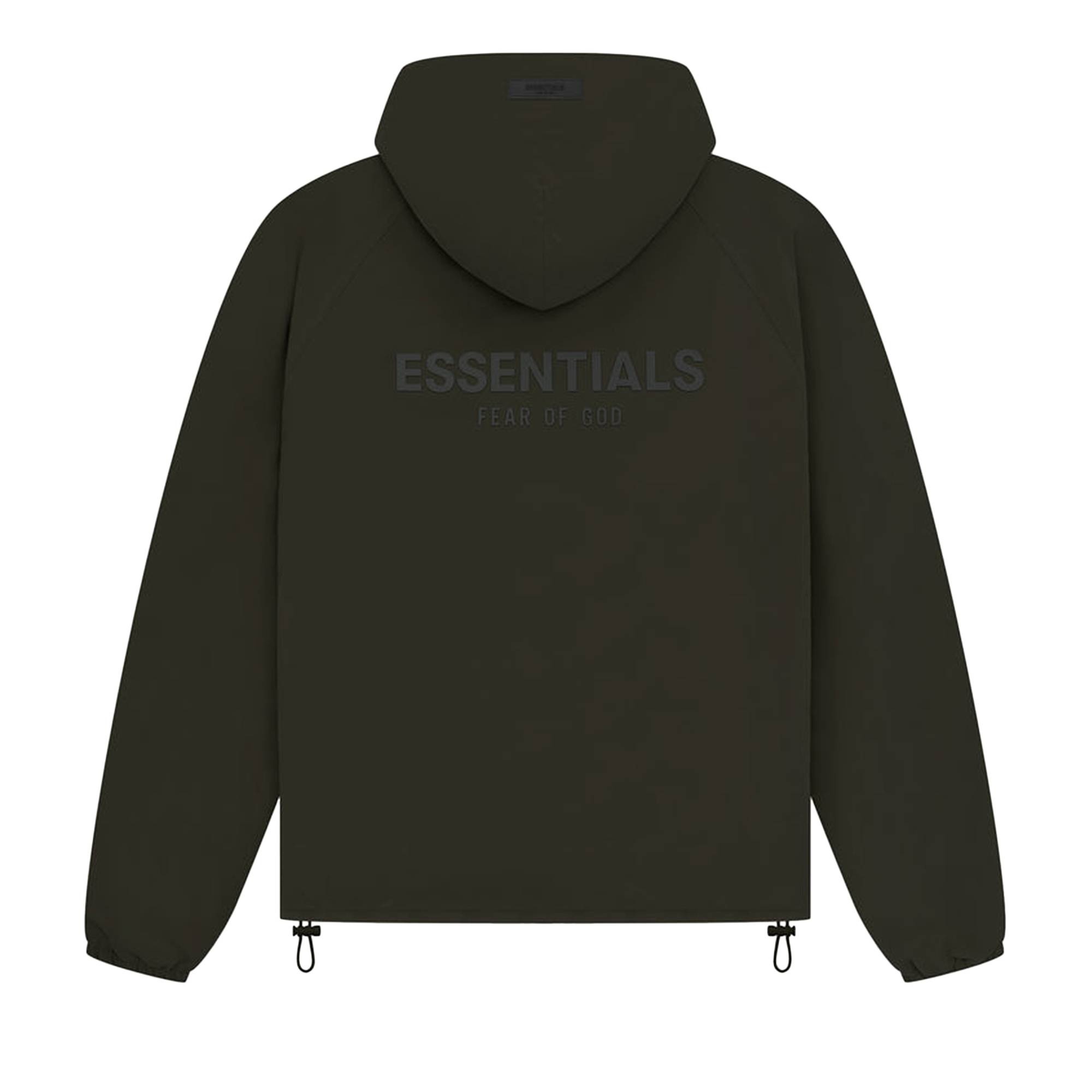 Fear of God Essentials Full Zip Jacket 'Off Black' - 2