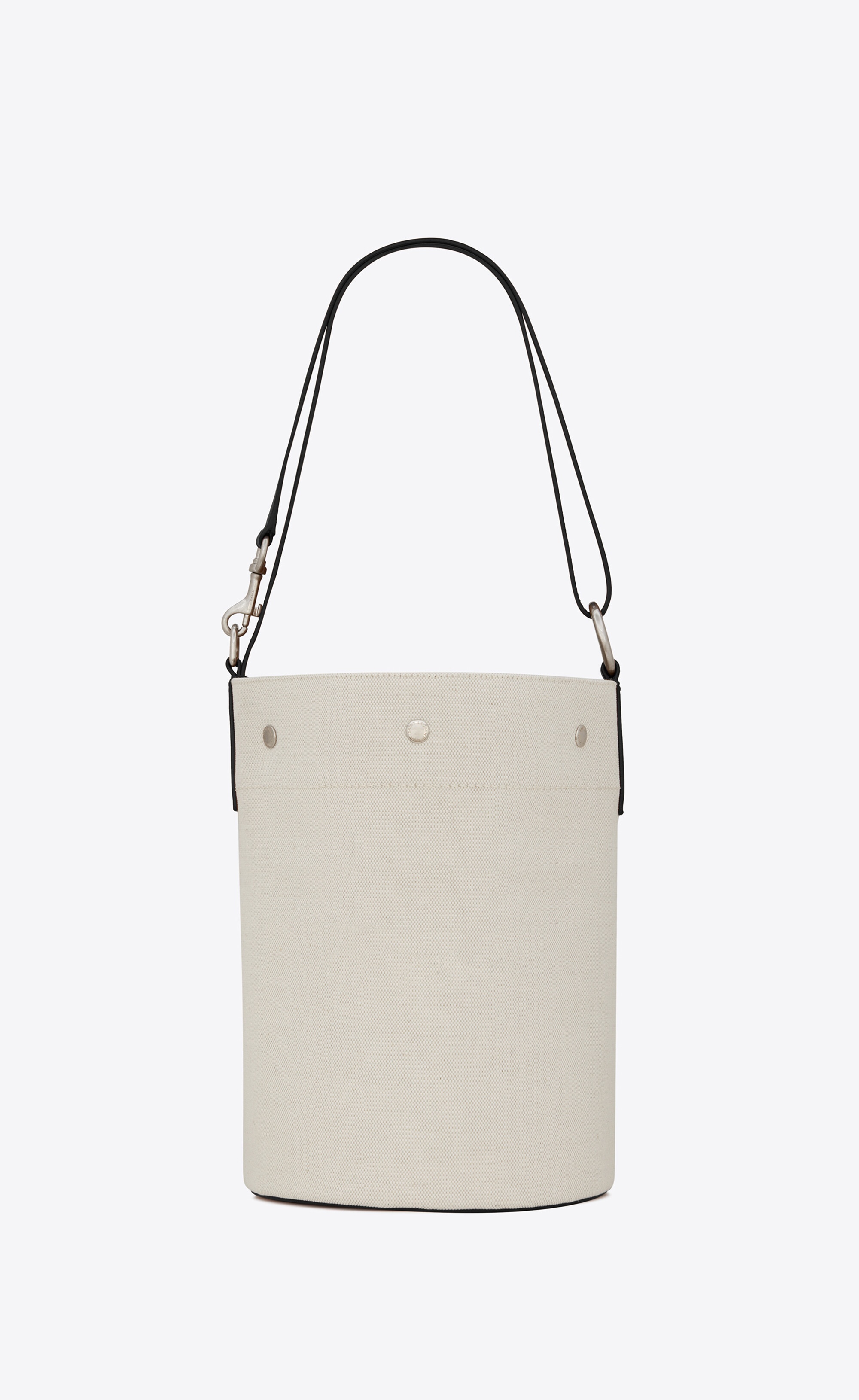 rive gauche bucket bag in linen - 3