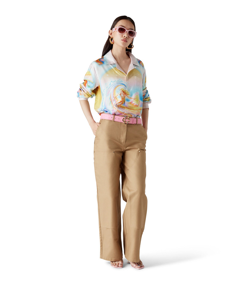 CASABLANCA Cotton Workwear Trousers | Casablanca Paris outlook