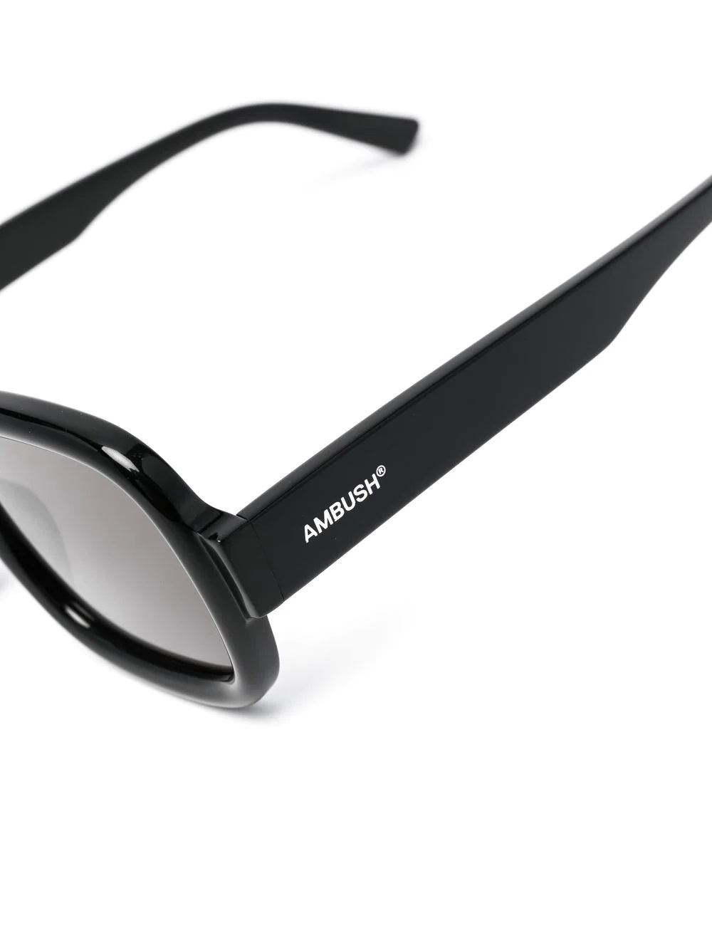 tinted oversize-frame sunglasses - 3